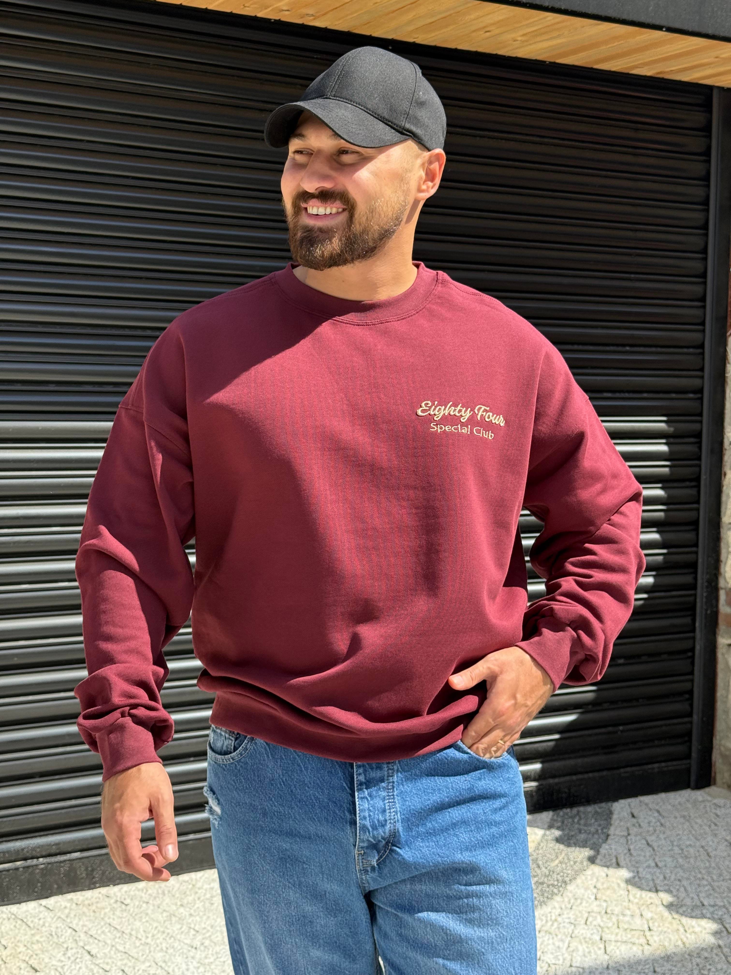 Sırt Detaylı Üç İplik Oversize Sweatshirt (SVTBO53)
