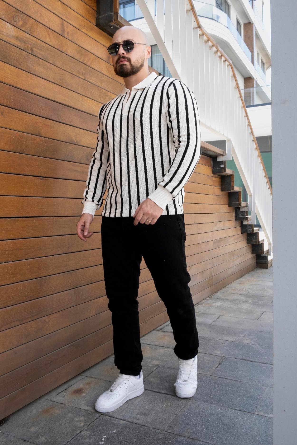 Slim Fit Polo Yaka Örme Triko (SVTB16)