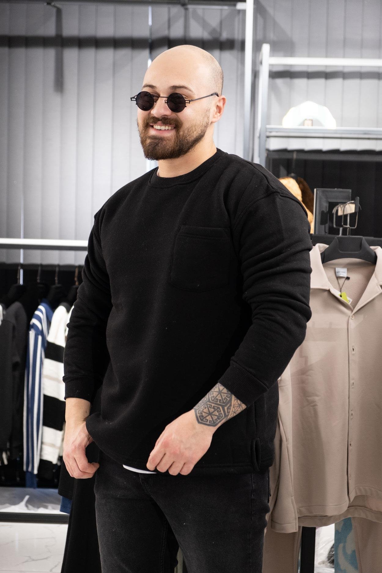 Slim Fit Şardonlu Sweatshirt (K-SWTS8)