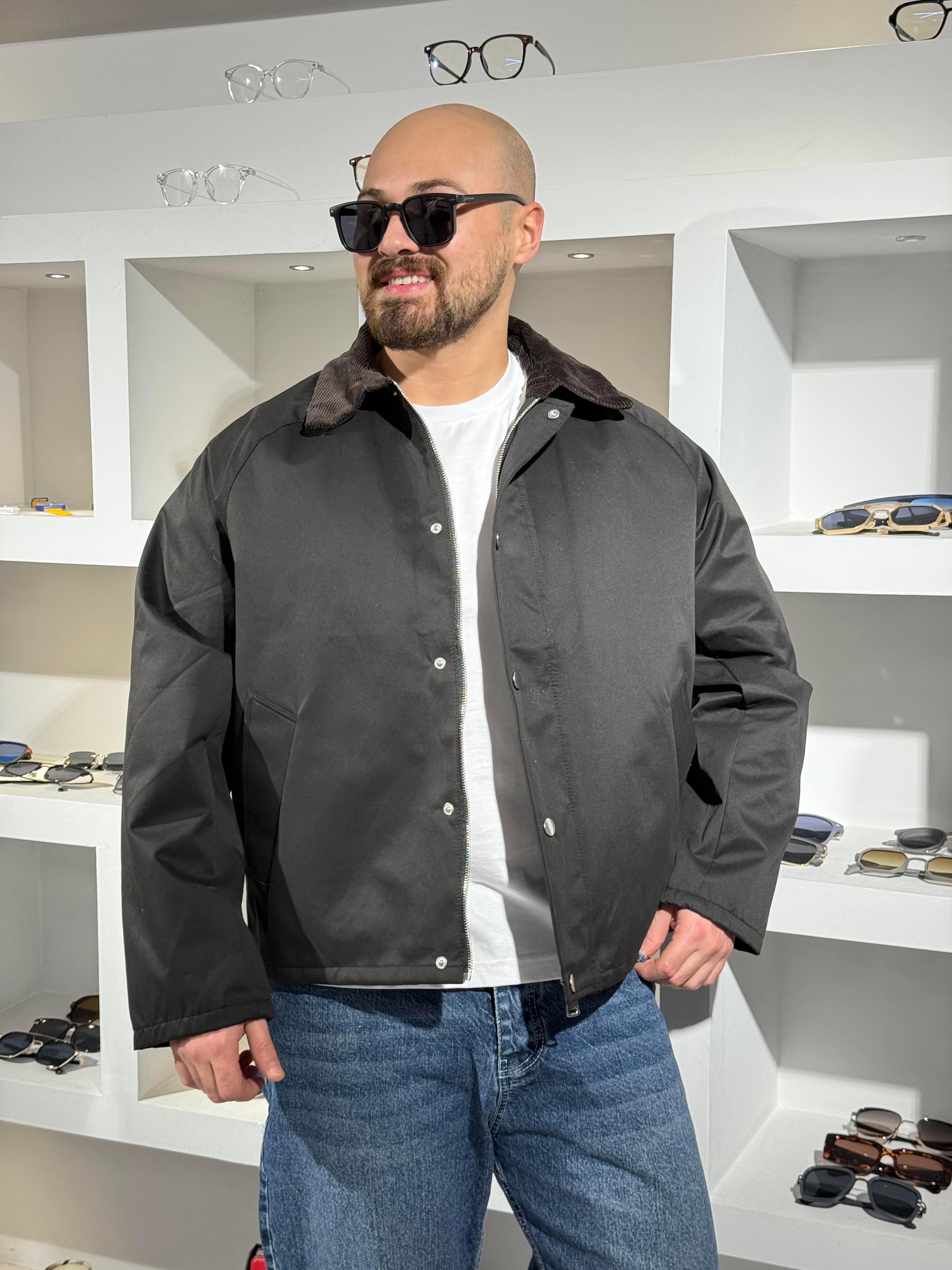 Su Geçirmez Kadife Yaka Detaylı Mont (MTS62)