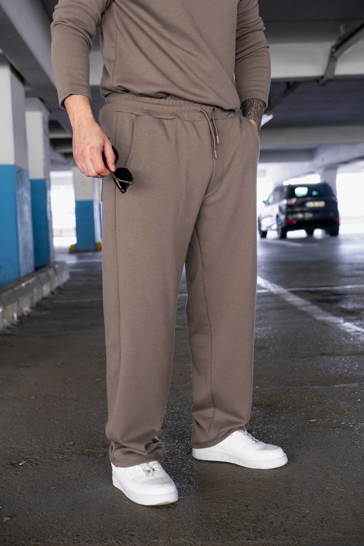 Triko Kumaş Polo Yaka Sweat/Jogger Takım (TKK01)