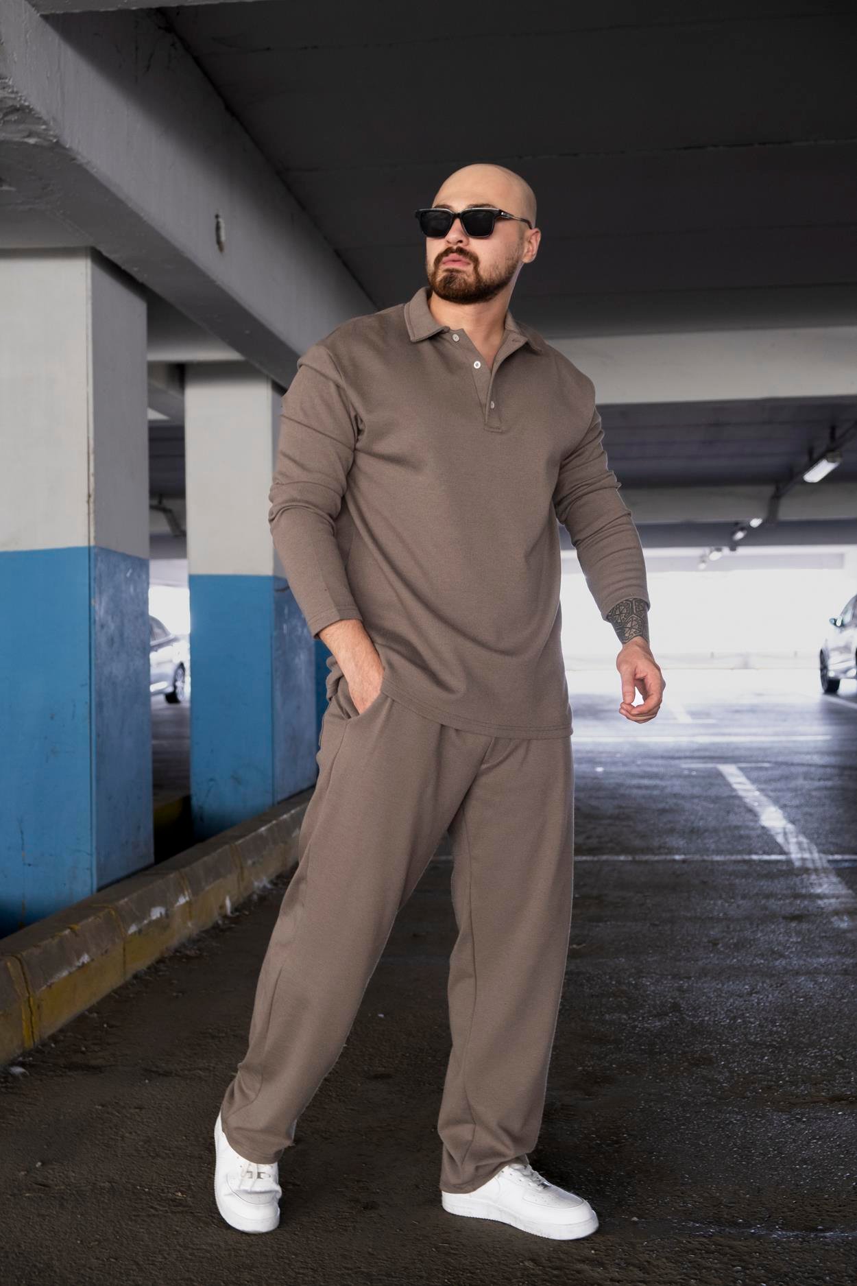 Triko Kumaş Polo Yaka Sweat/Jogger Takım (TKK01)