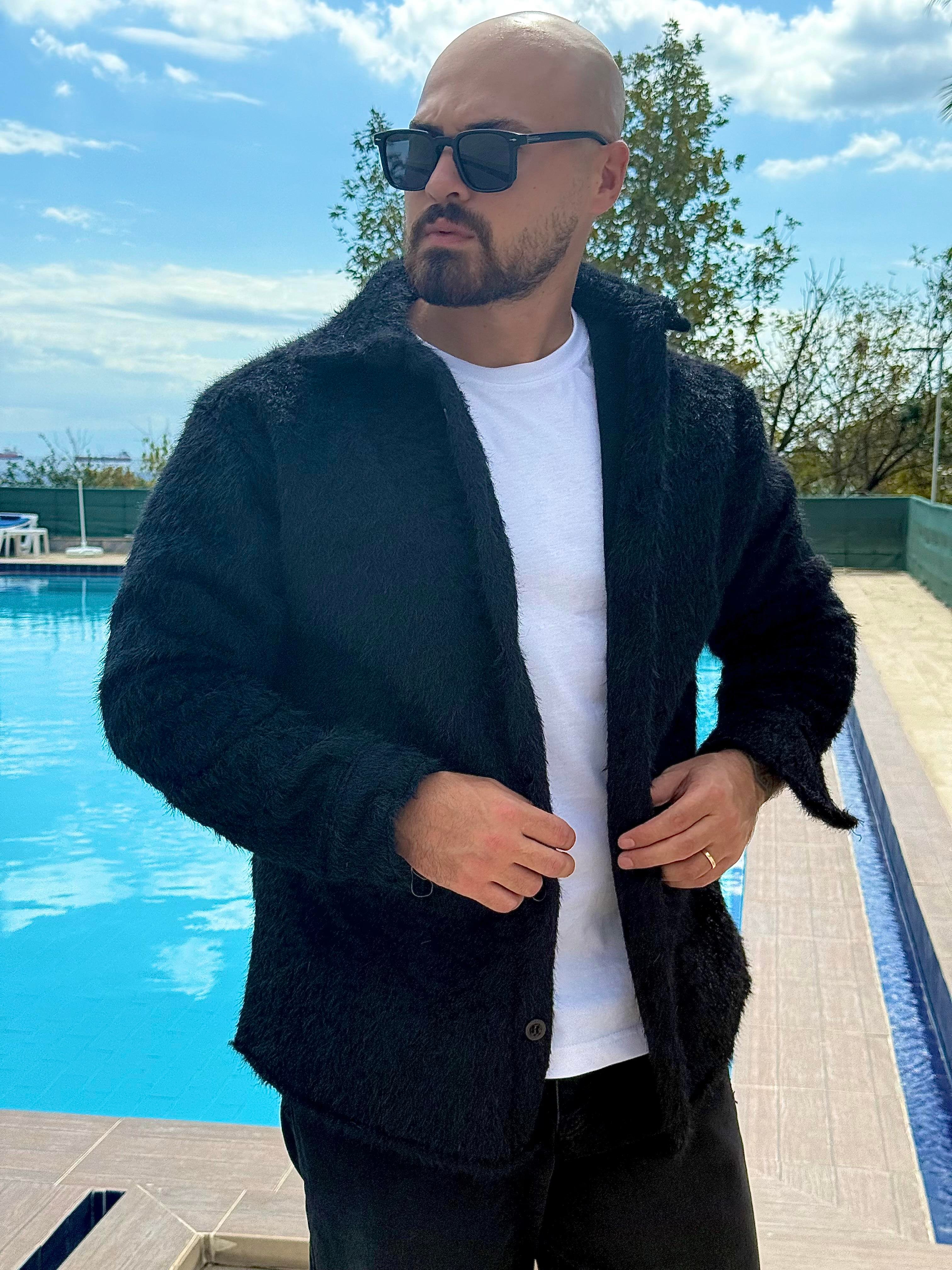 Tüylü Rahat Kalıp Gömlek (GMS47)