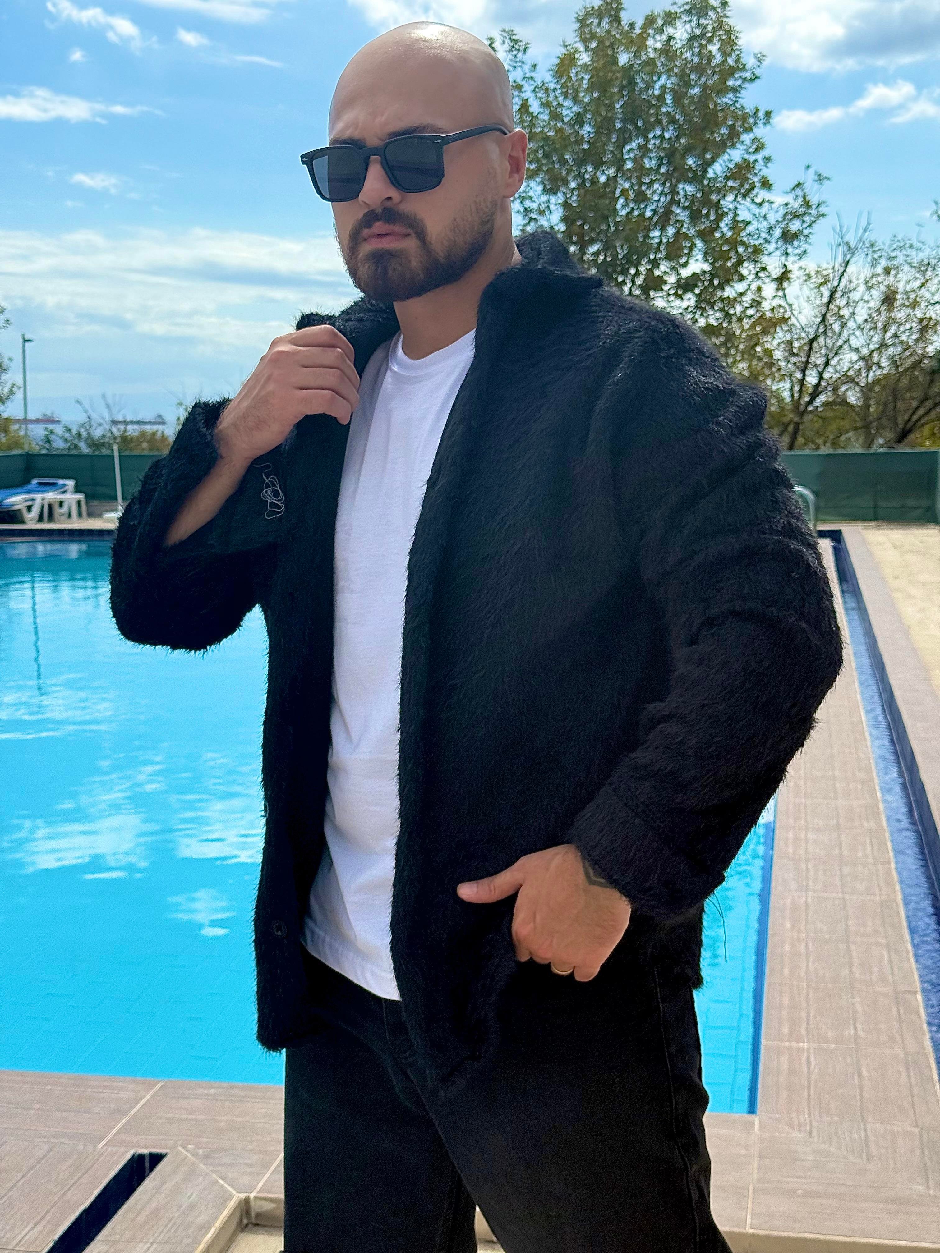 Tüylü Rahat Kalıp Gömlek (GMS47)