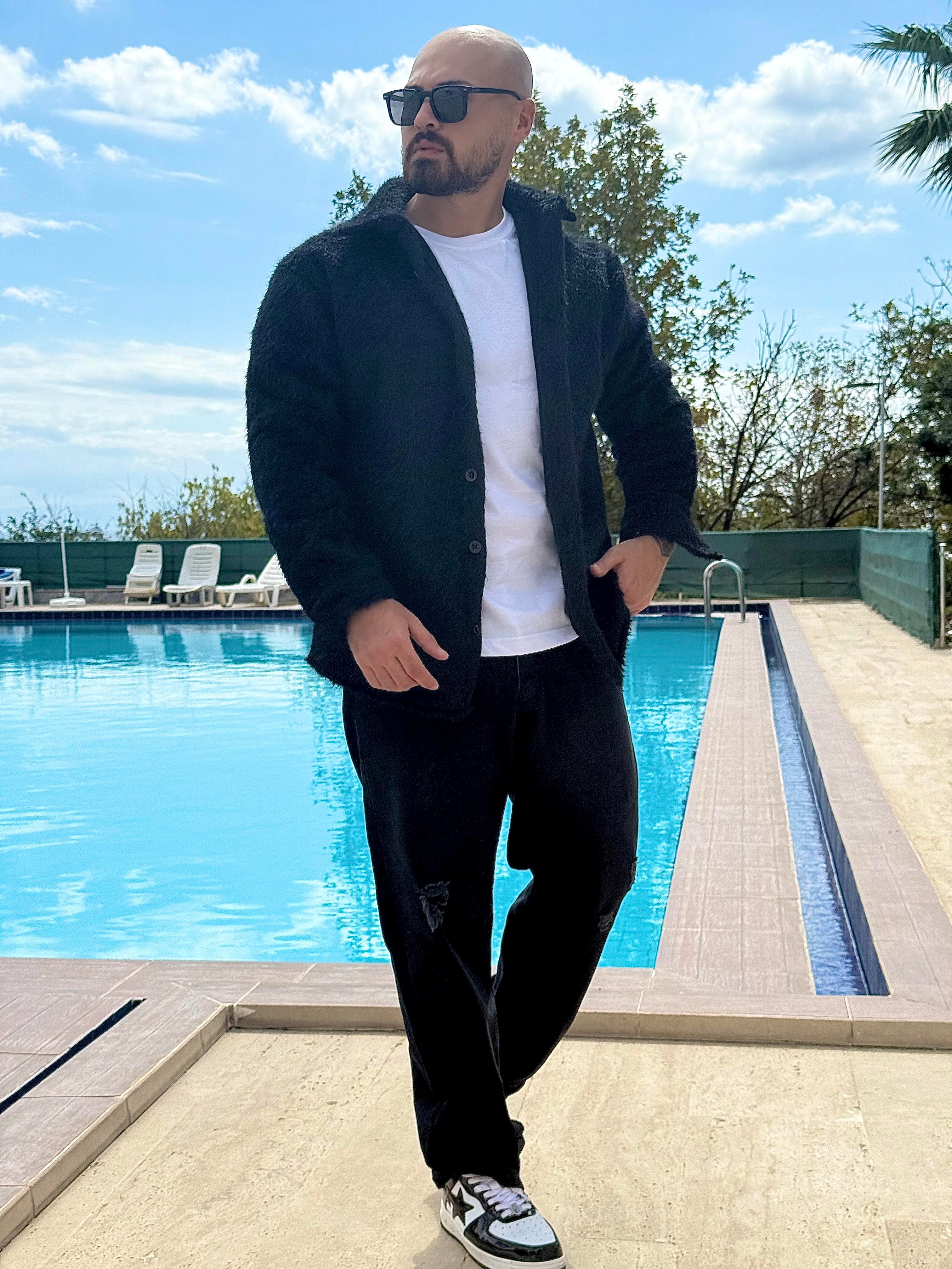 Tüylü Rahat Kalıp Gömlek (GMS47)