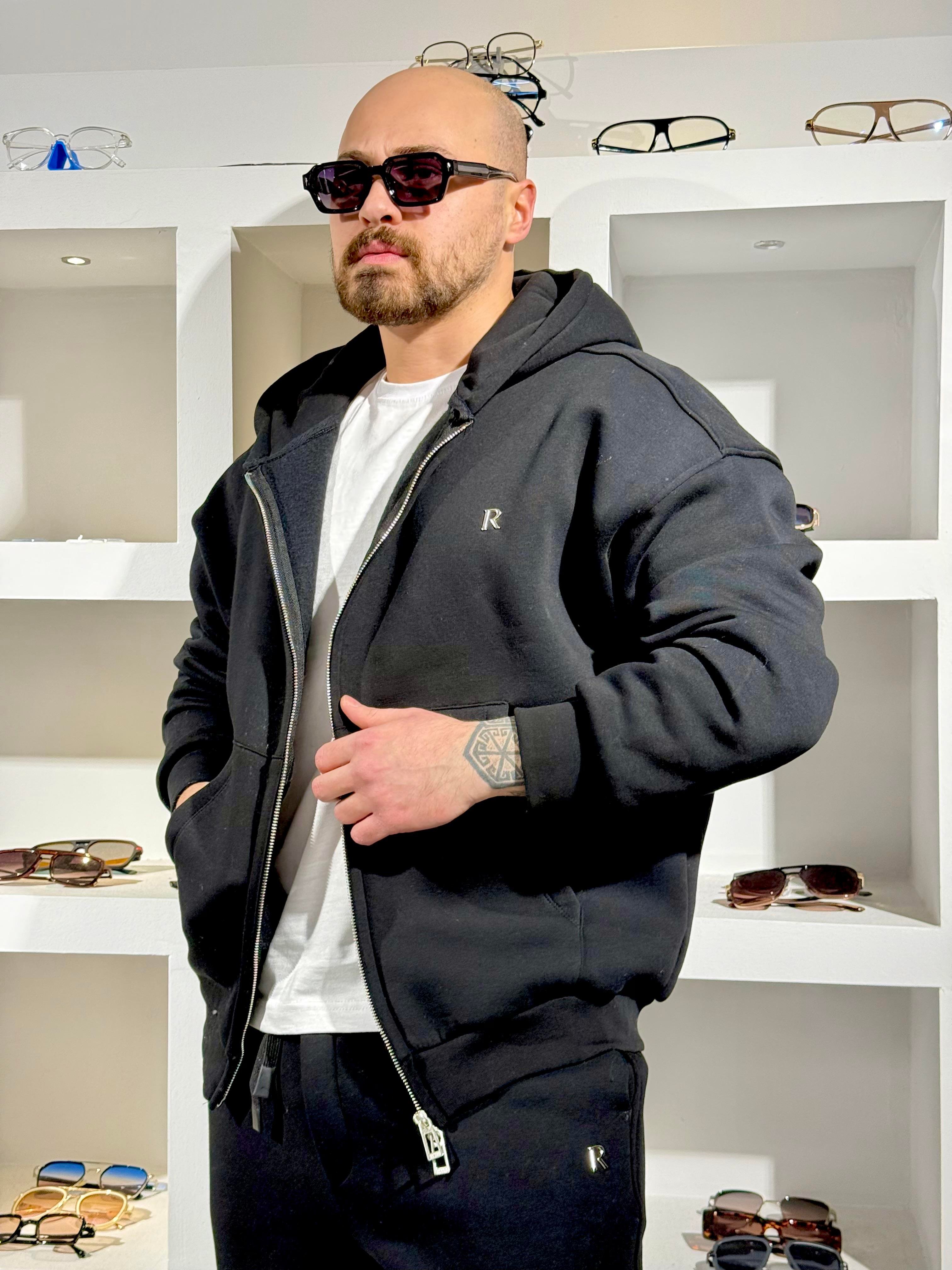 Üç İplik Oversize Kalıp Kapüşonlu Alt/Üst Takım (TKS34)