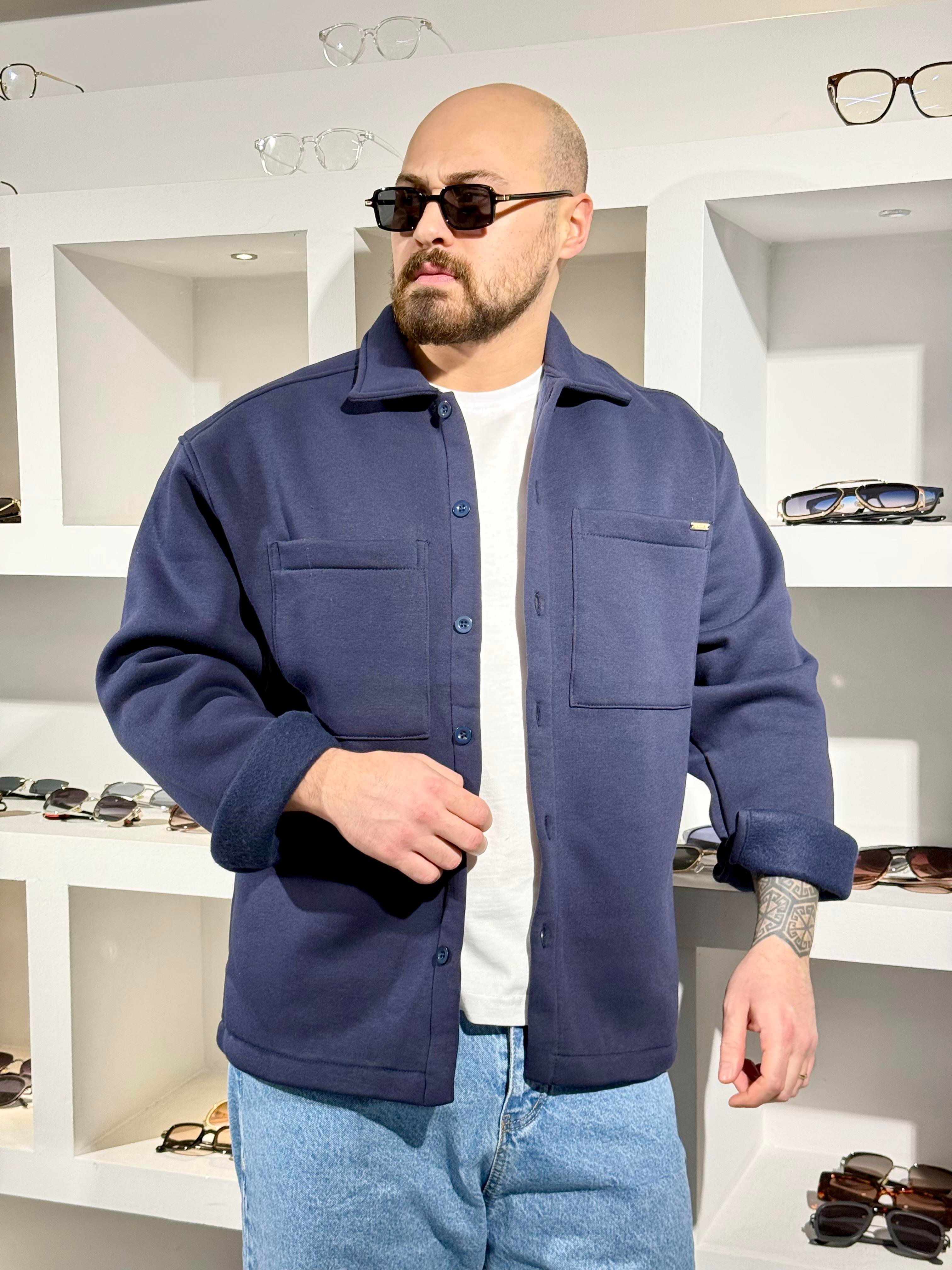 Üç İplik Şardonlu Rahat Kalıp Gömlek (GML56)