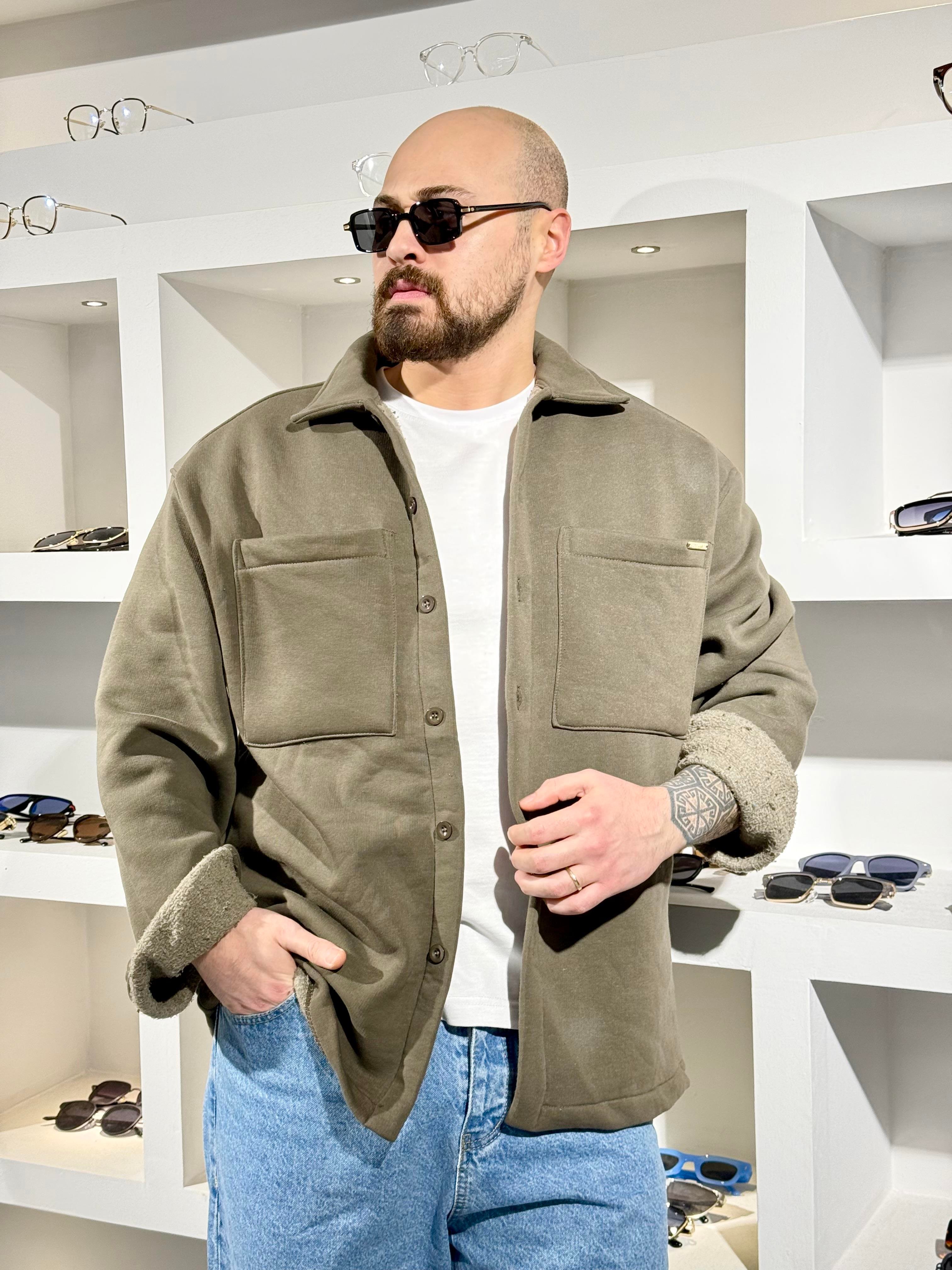 Üç İplik Şardonlu Rahat Kalıp Gömlek (GMH56)