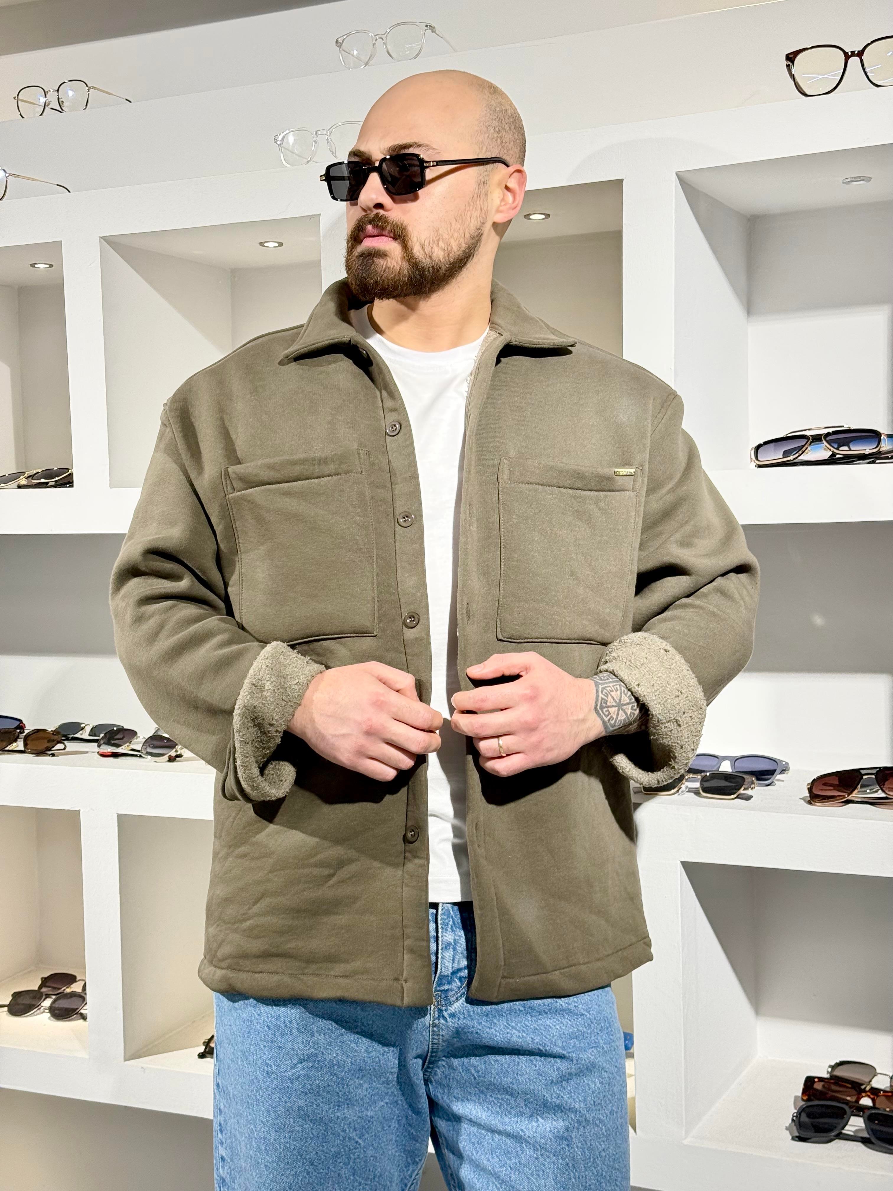 Üç İplik Şardonlu Rahat Kalıp Gömlek (GMH56)