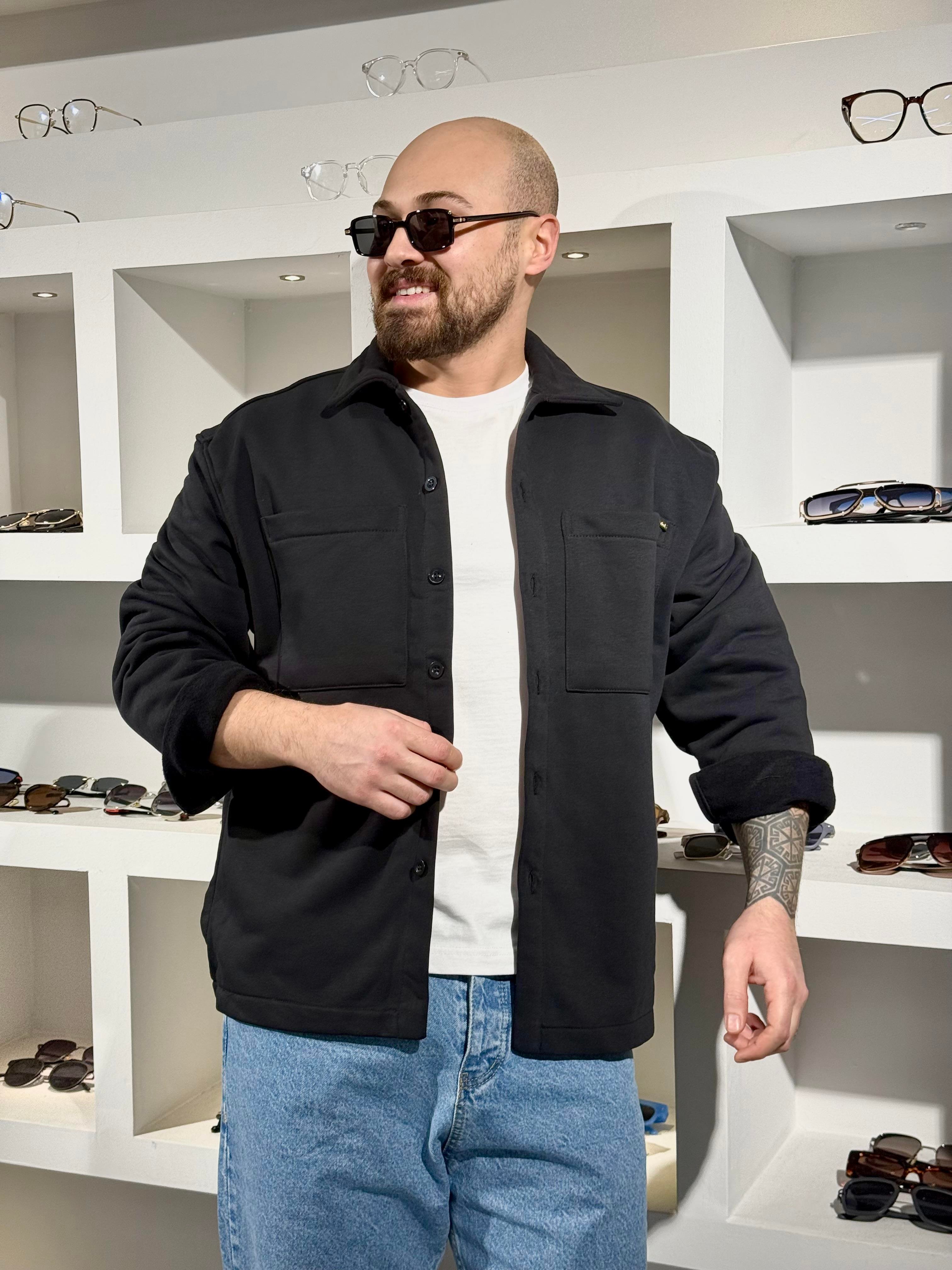 Üç İplik Şardonlu Rahat Kalıp Gömlek (GMS56)