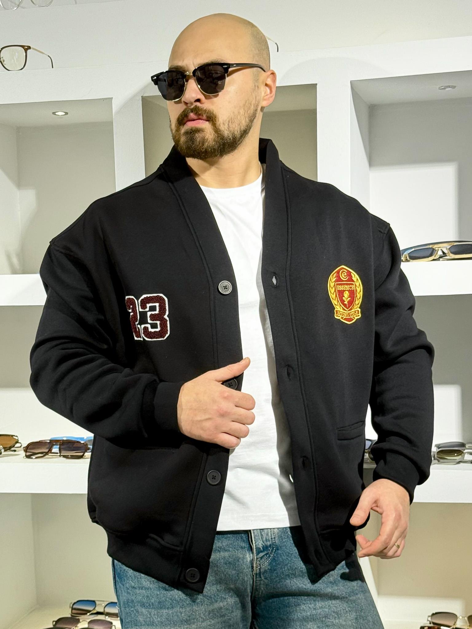 Üç İplik Şardonlu Rahat Kalıp Hırka (MEVS60)