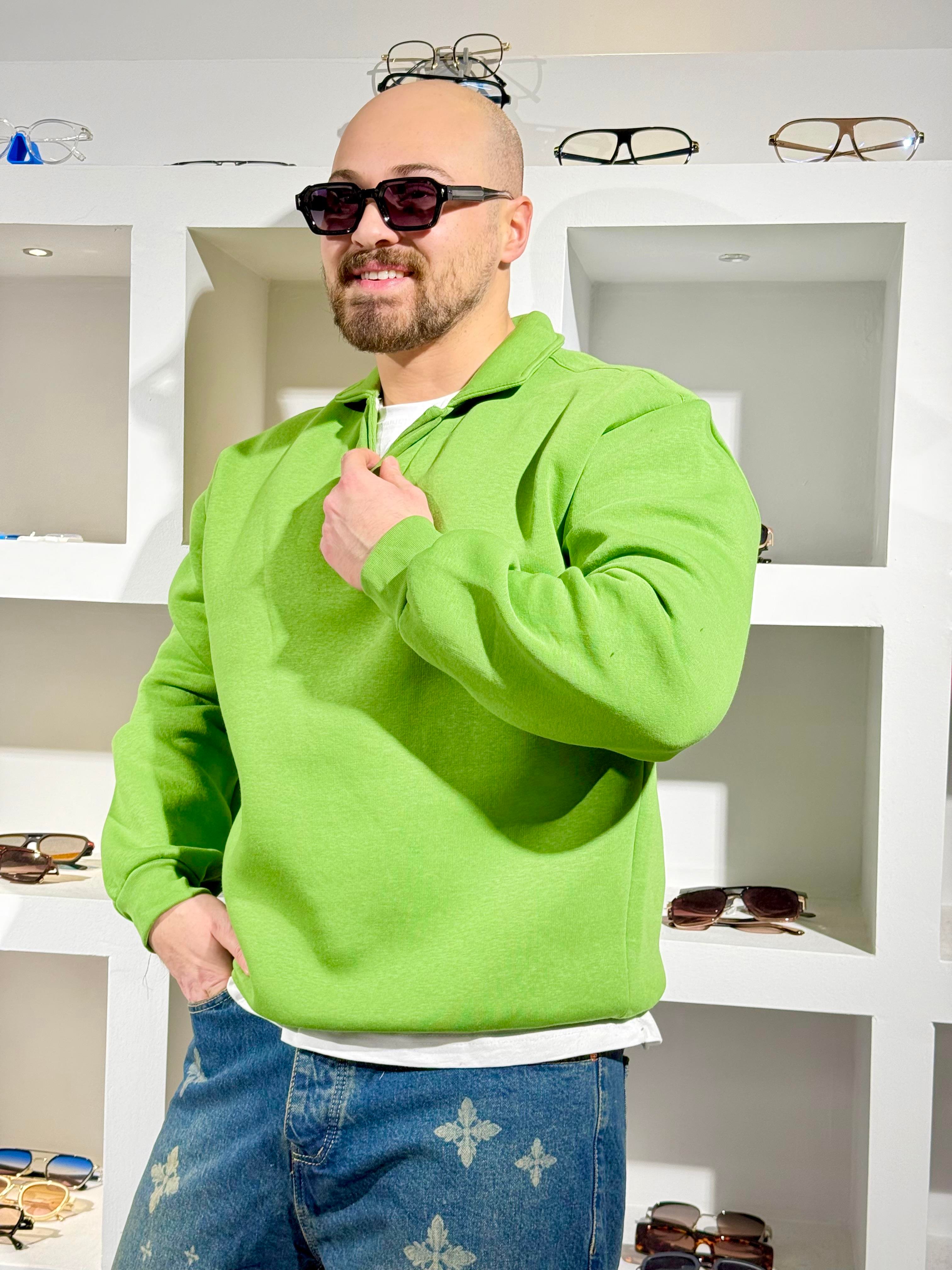 Üç İplik Şardonlu Rahat Kalıp Sweatshirt (SVTY93)