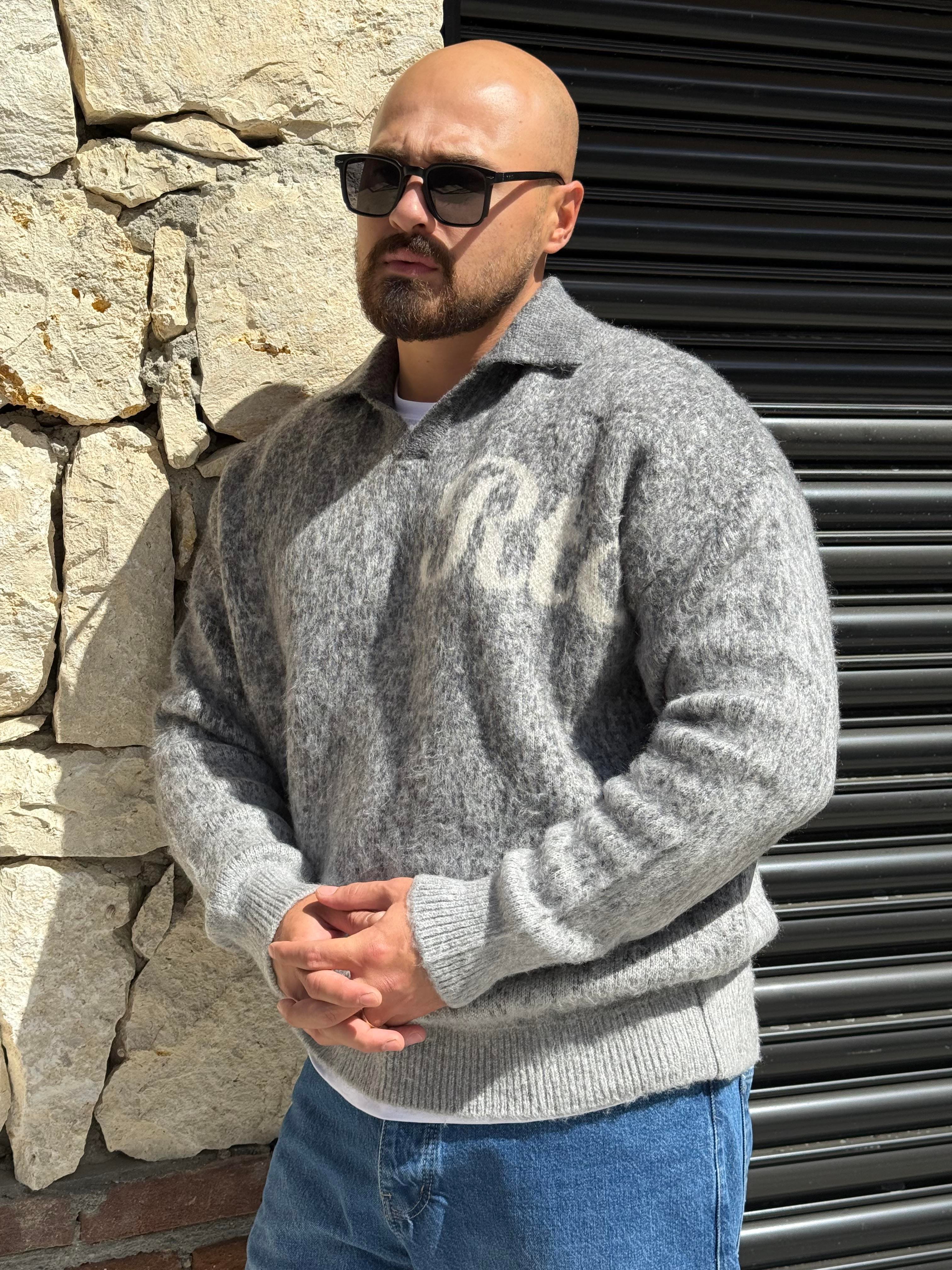 Yaka Detaylı Oversize Kazak (SVTG50)