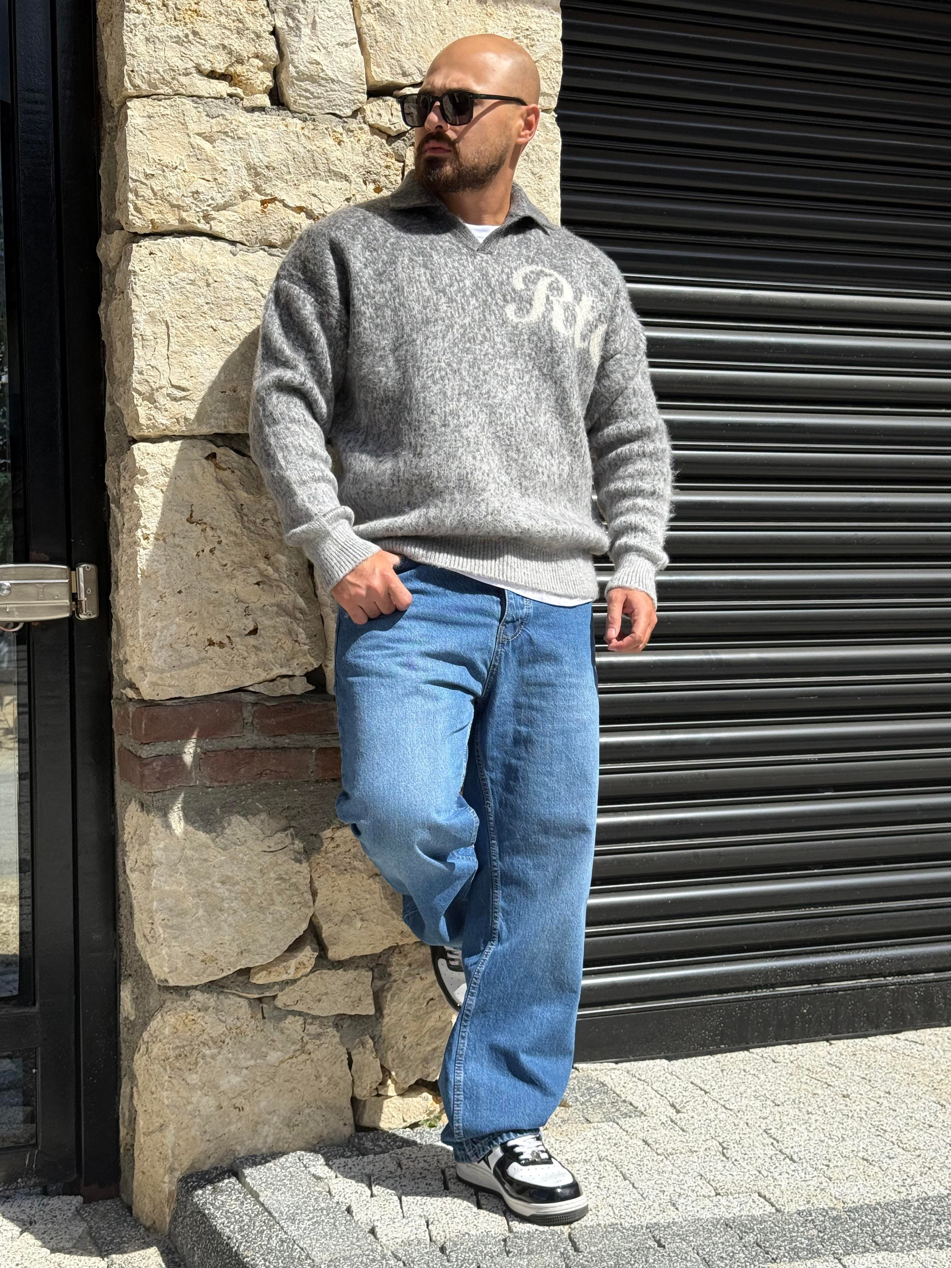 Yaka Detaylı Oversize Kazak (SVTG50)