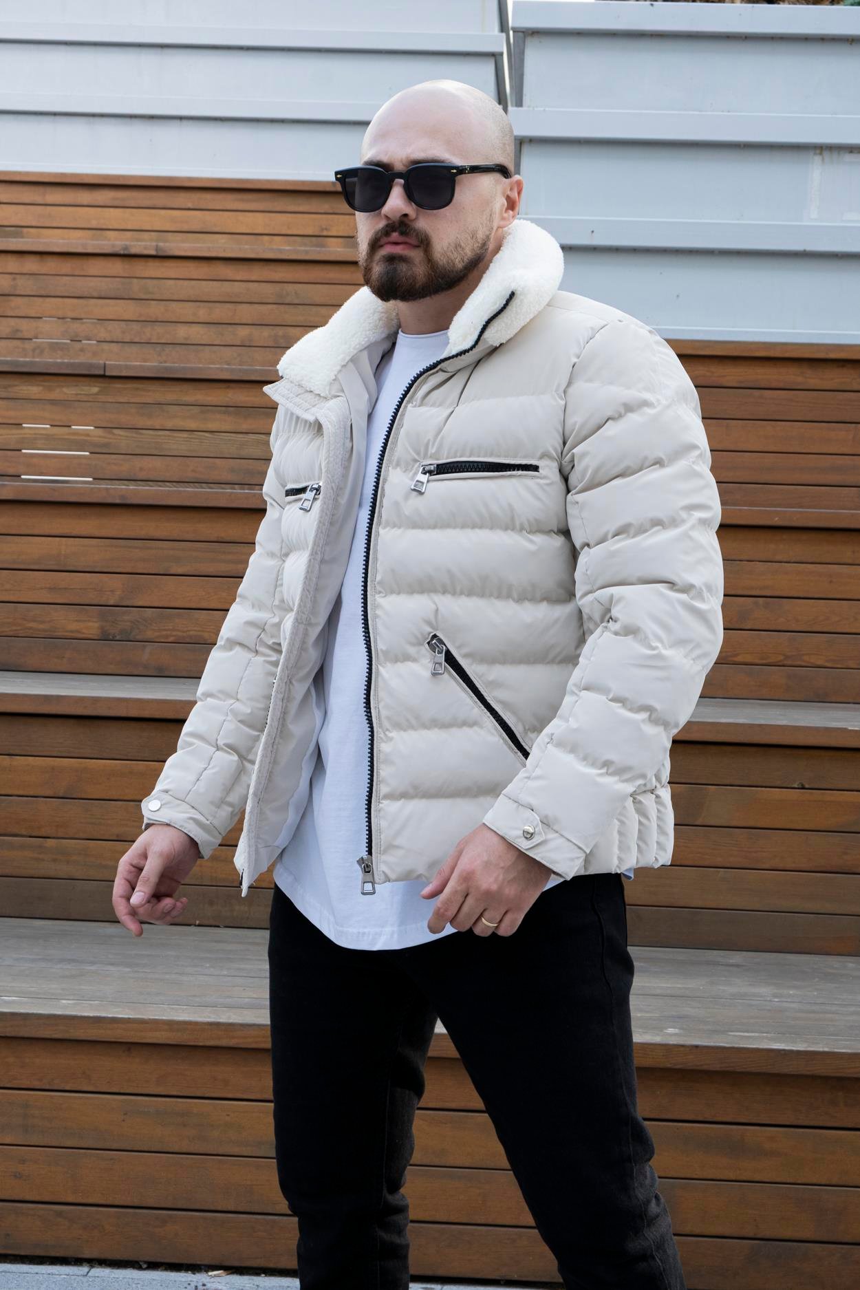 Yaka Kürklü Şİşme Mont (MTK12)