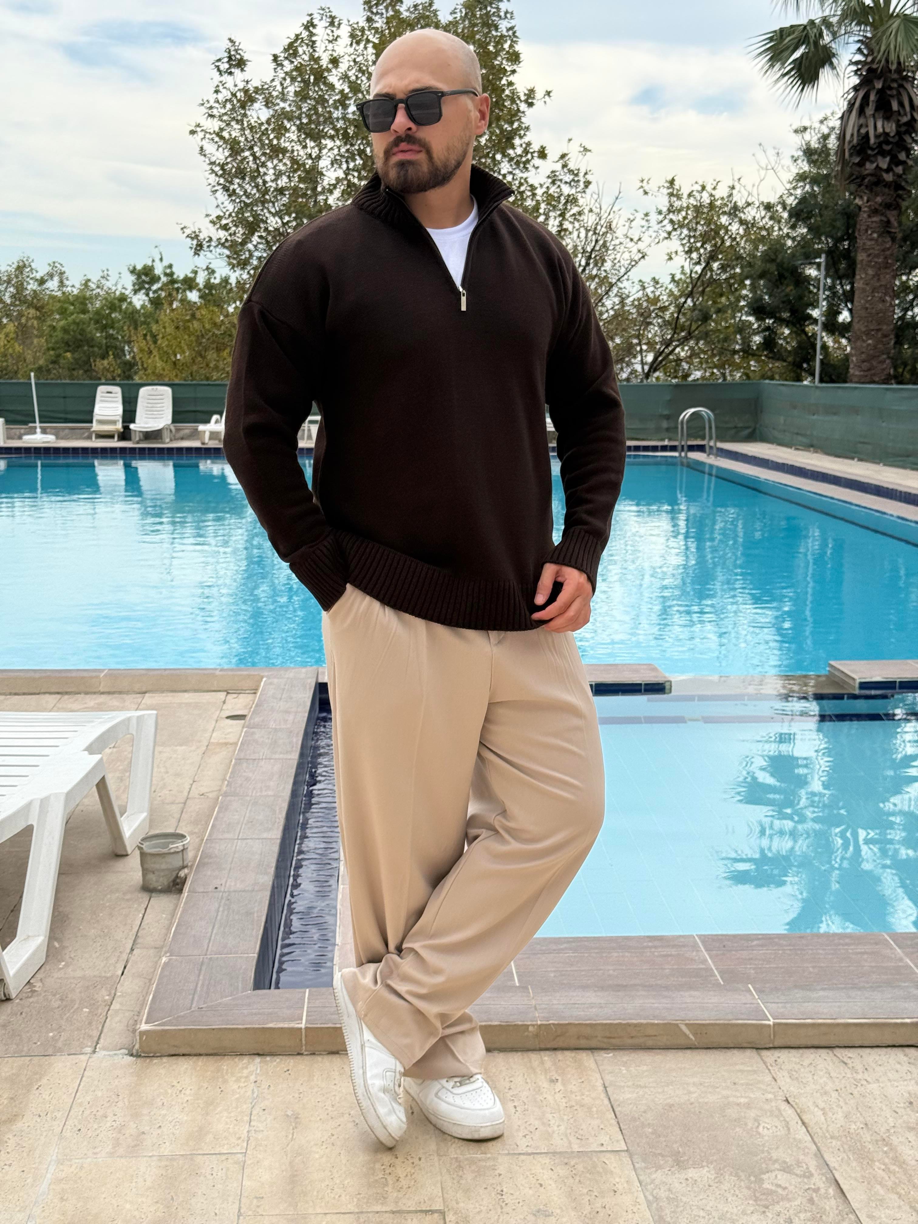 Yarım Fermuarlı Kazak (SVTKA49)