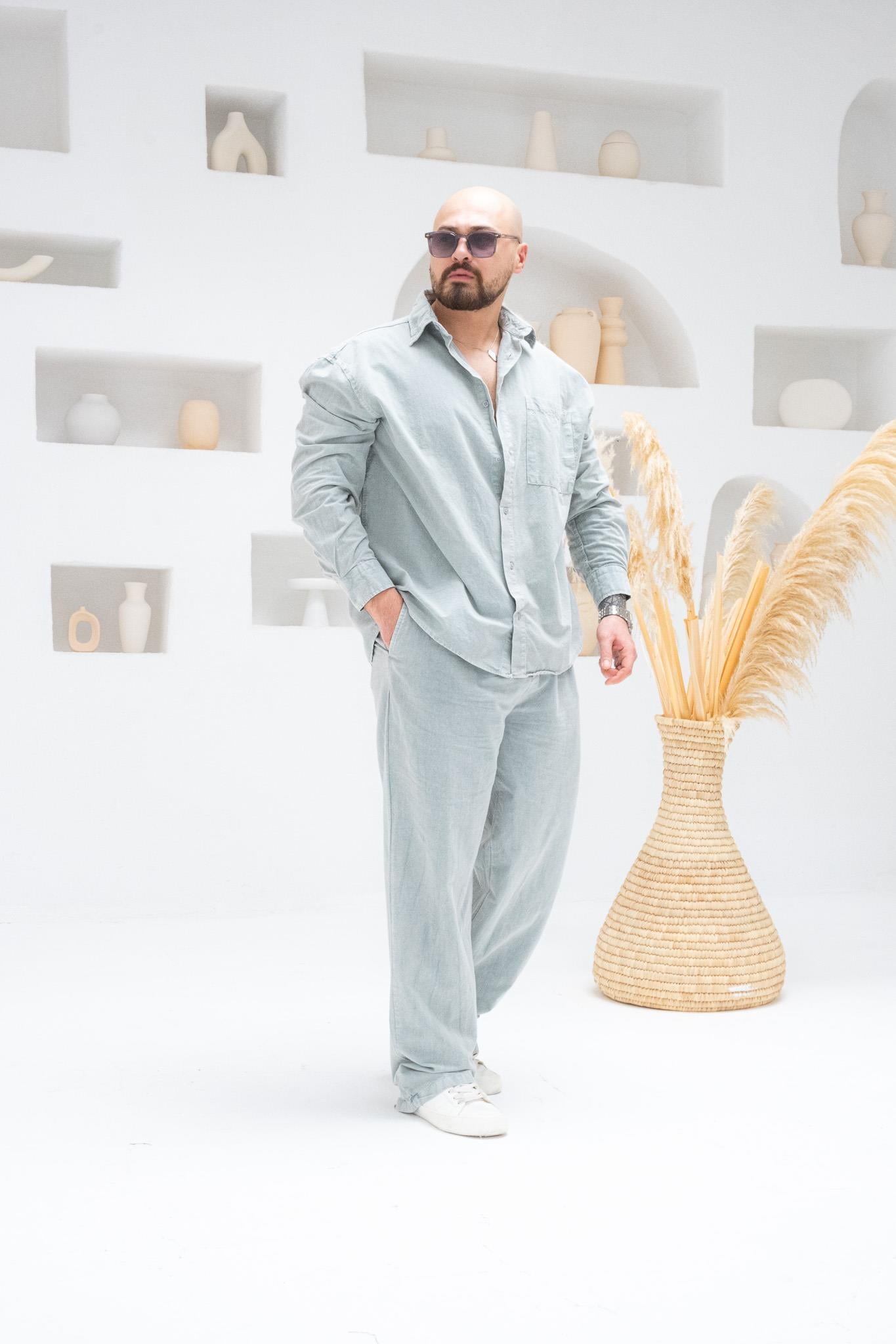 Yıkamalı Modern Oversize Kalıp Alt Üst Takım (TKG36)