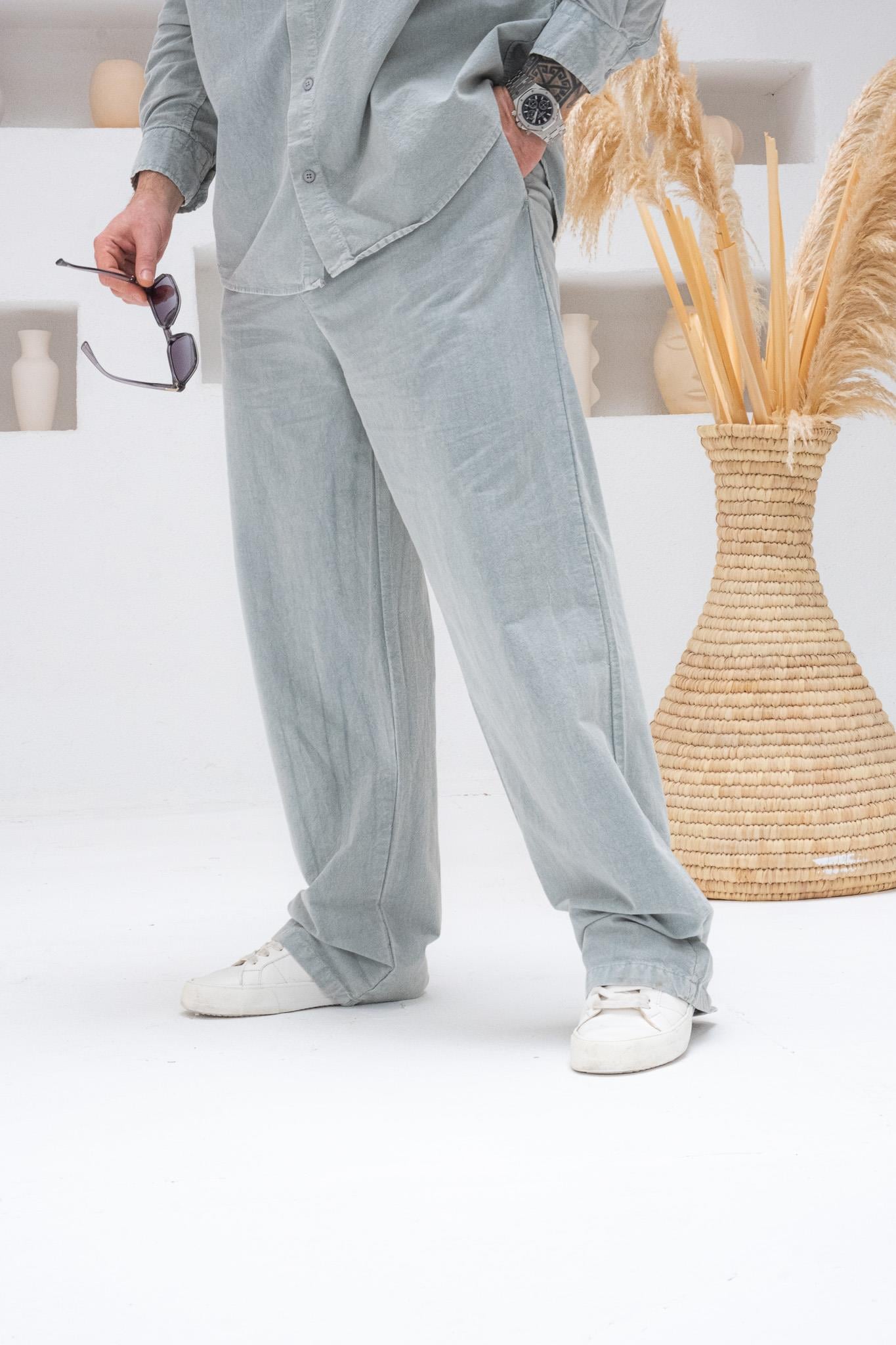 Yıkamalı Modern Oversize Kalıp Alt Üst Takım (TKG36)
