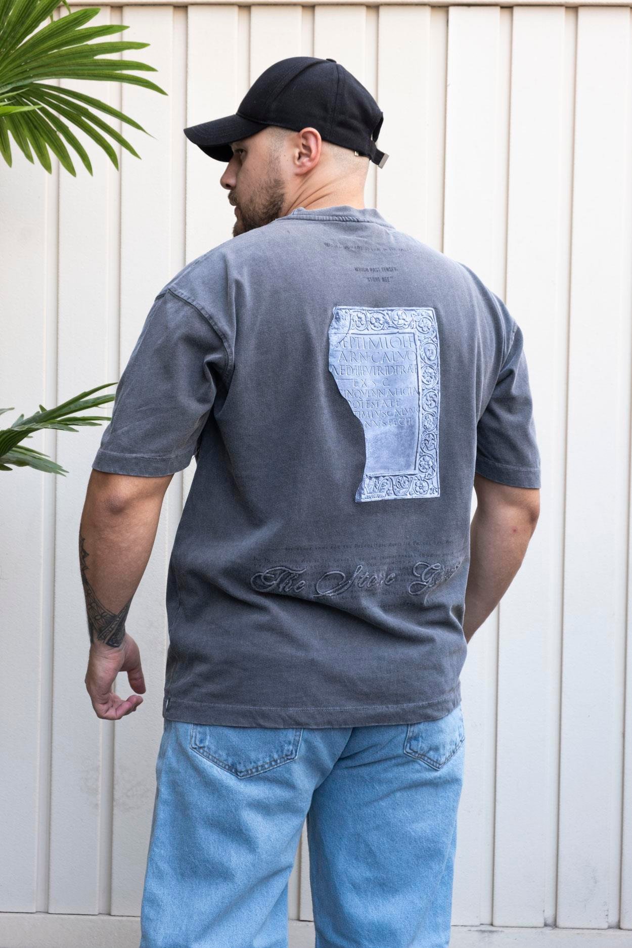 Yıkamalı Oversize T-Shirt (YYT05)