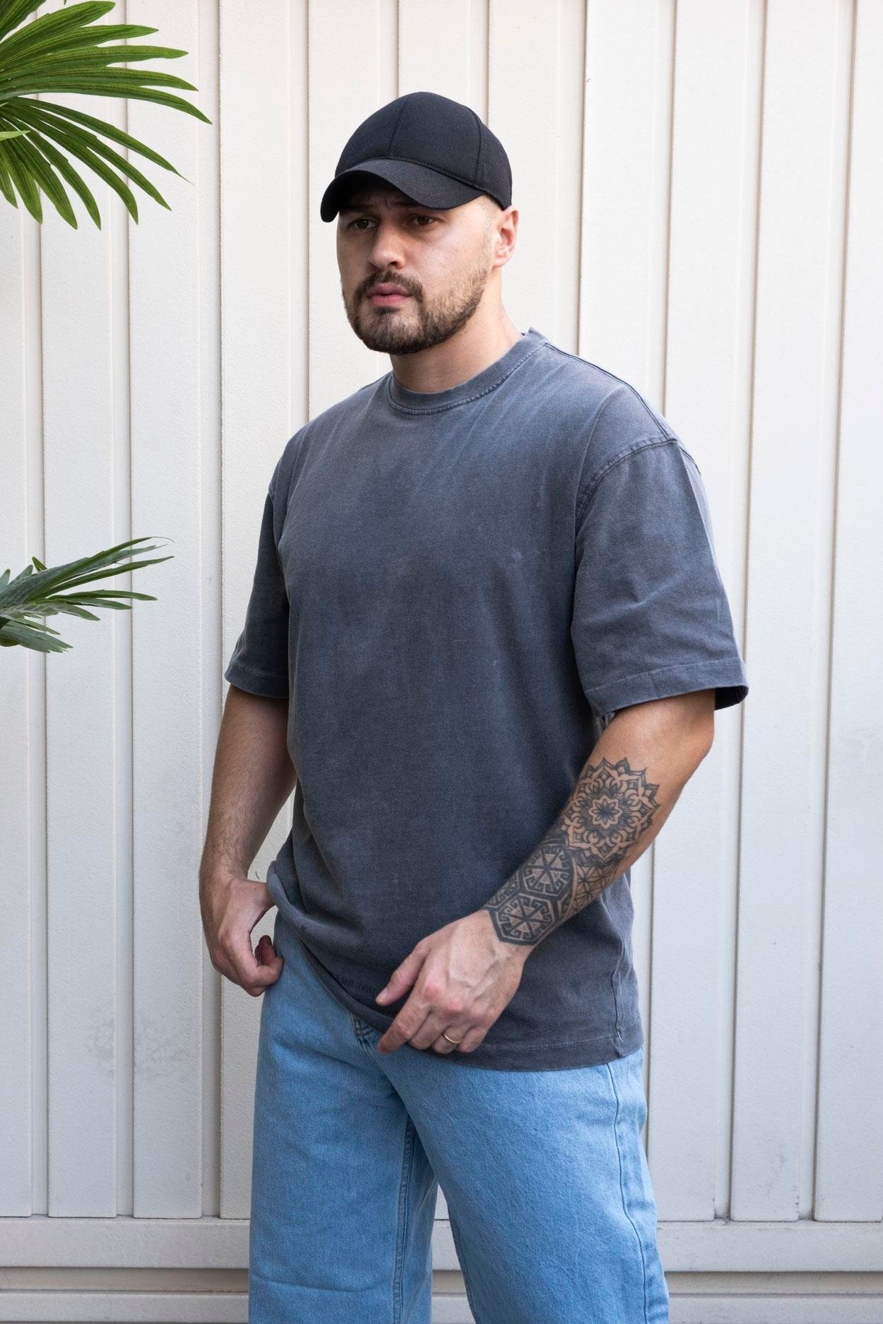 Yıkamalı Oversize T-Shirt (YYT05)