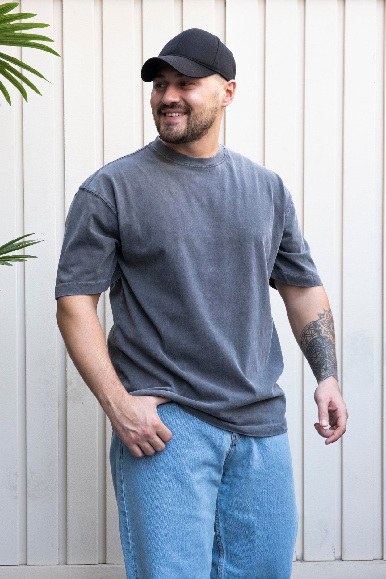 Yıkamalı Oversize T-Shirt (YYT05)