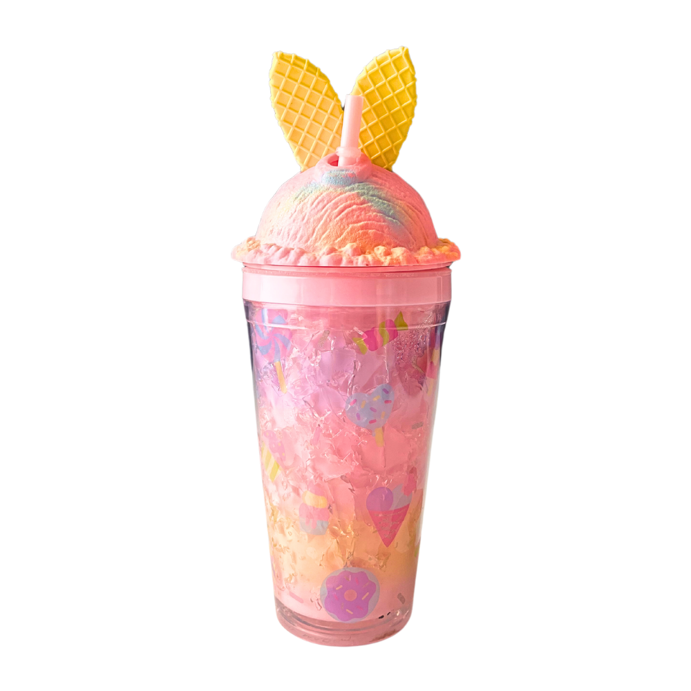 Etoilee-Iced 1 Scoop of Icecream Pipetli Suluk - Pembe