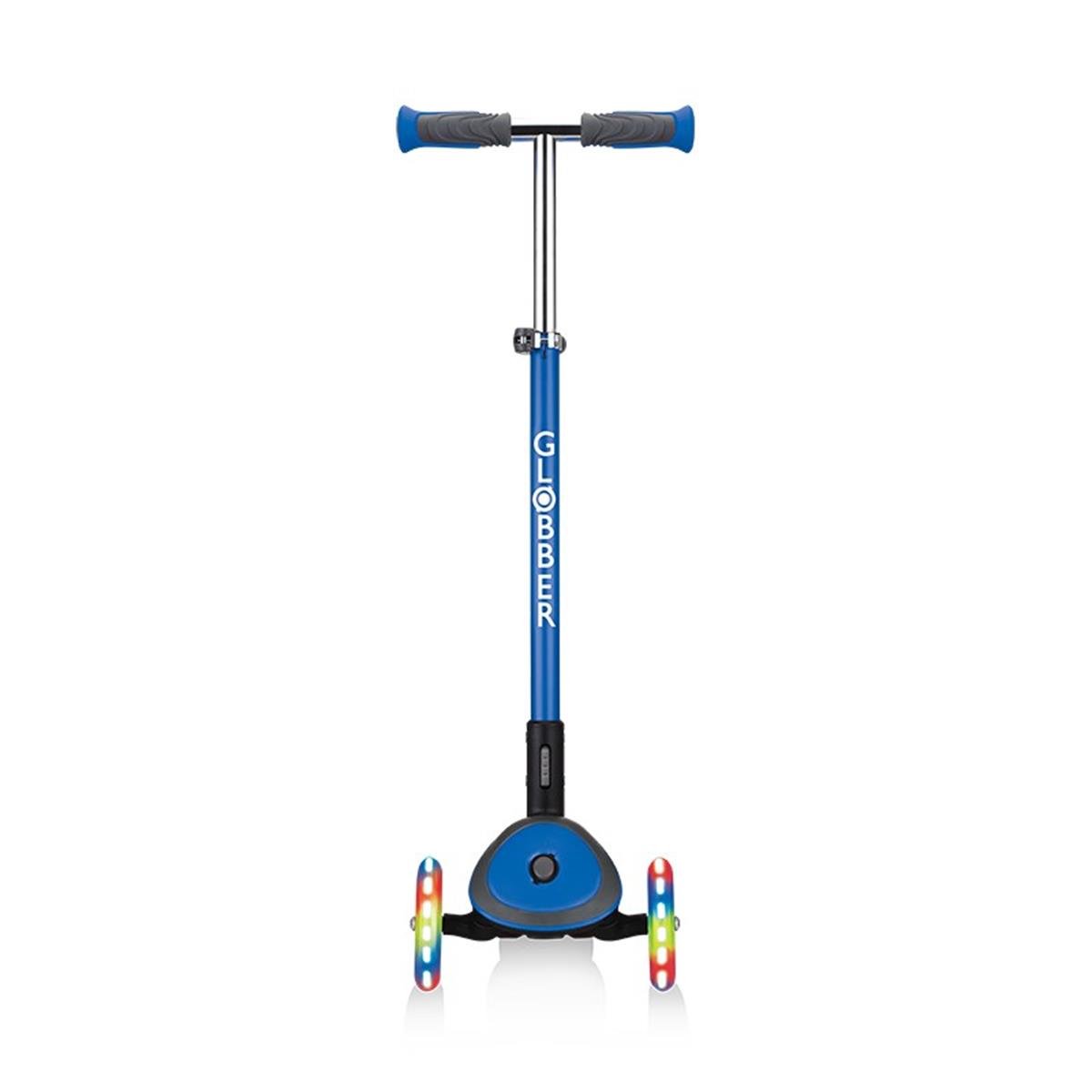 Globber Elite Deluxe Işıklı Scooter / Mavi