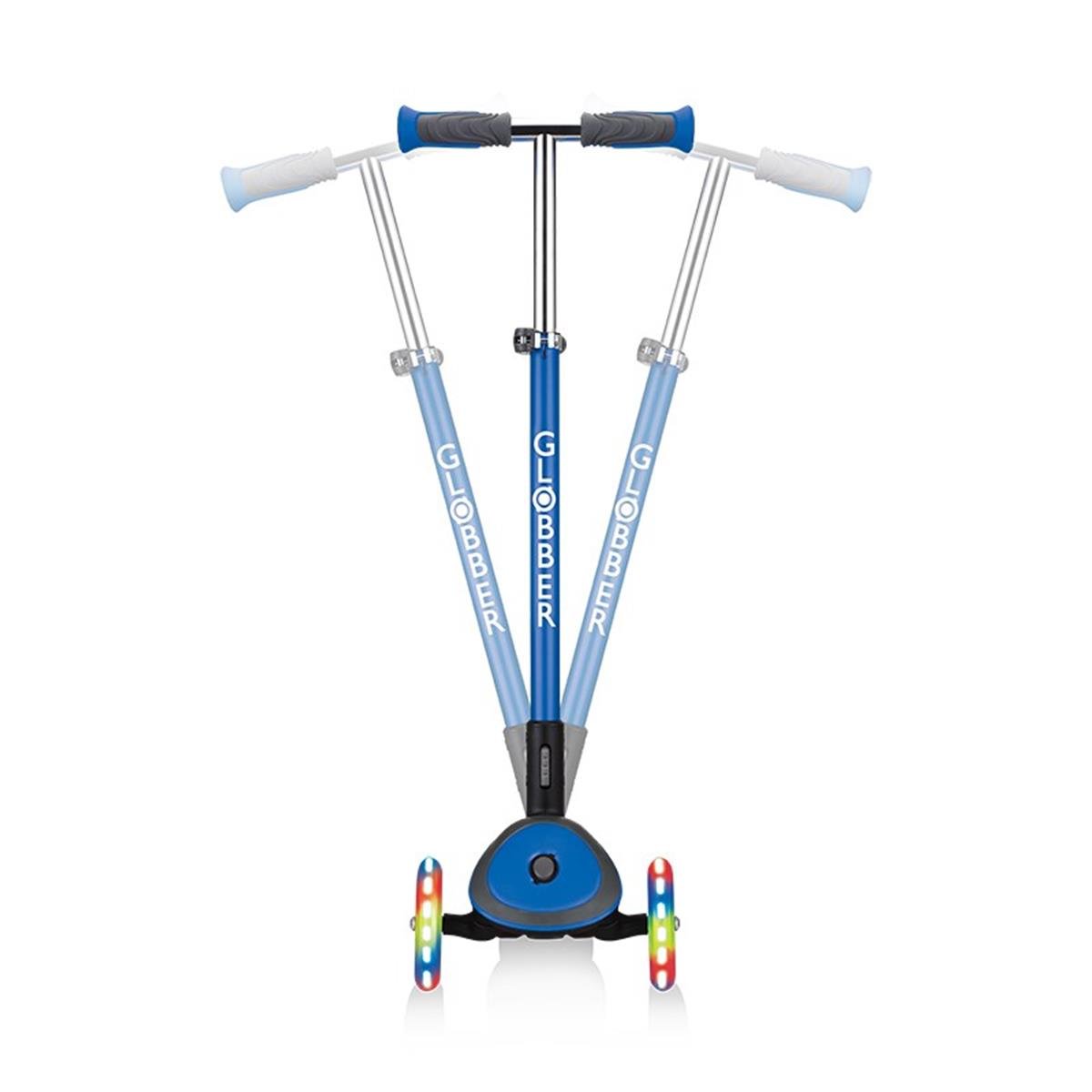 Globber Elite Deluxe Işıklı Scooter / Mavi