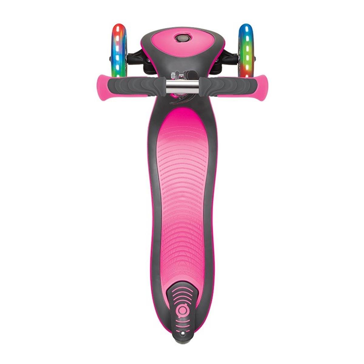 Globber Elite Deluxe Işıklı Scooter / Pembe