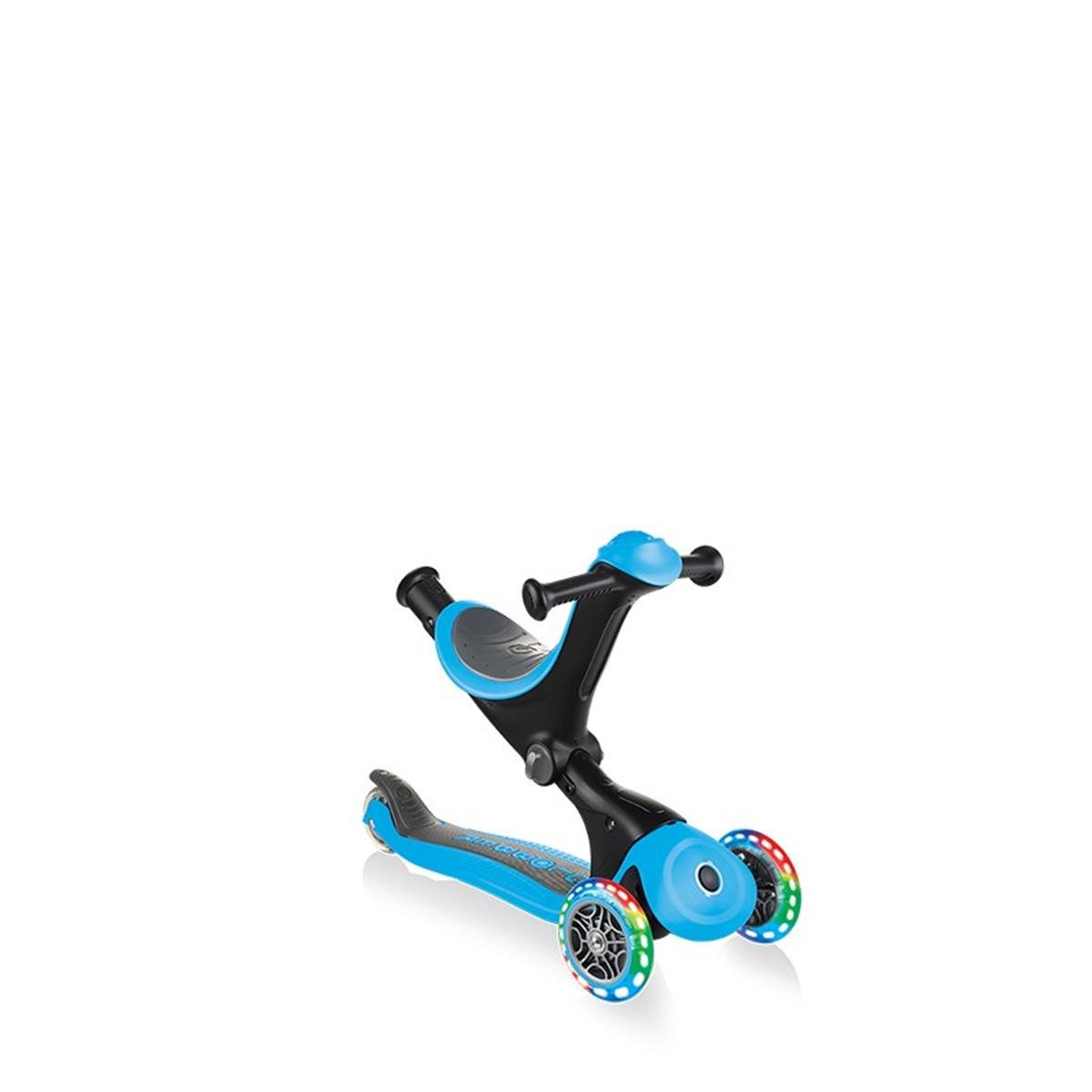 Globber Go Up Deluxe Işıklı Scooter / Mavi