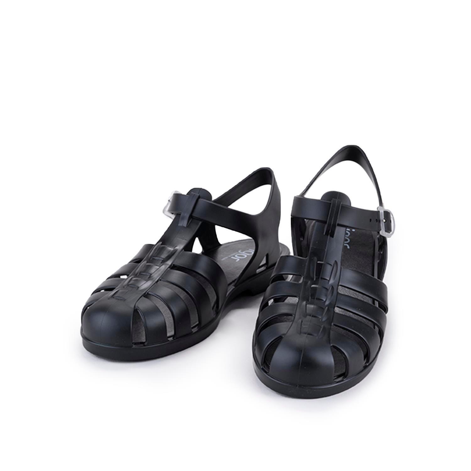 Igor Biarritz Brillo Kadın Sandalet Negro - Mat Siyah