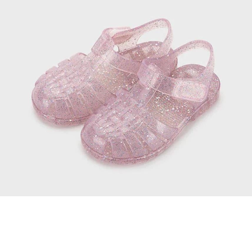 Igor Clasica Cristal Gliter Rosa/ Pembe SimliÇocuk Sandalet Fucsia/ Fuşya