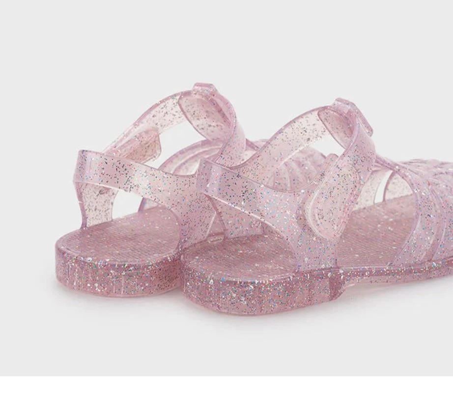 Igor Clasica Cristal Gliter Rosa/ Pembe SimliÇocuk Sandalet Fucsia/ Fuşya