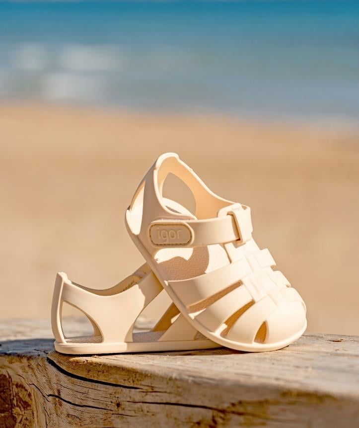 Igor Nemo Solid Marfil Sandalet - Bare Food