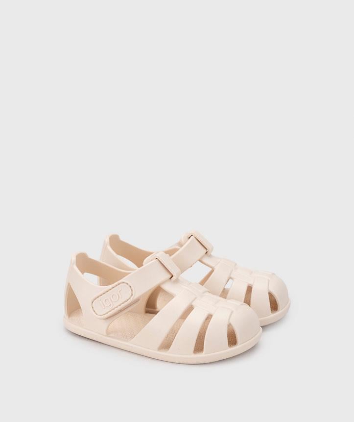 Igor Nemo Solid Marfil Sandalet - Bare Food