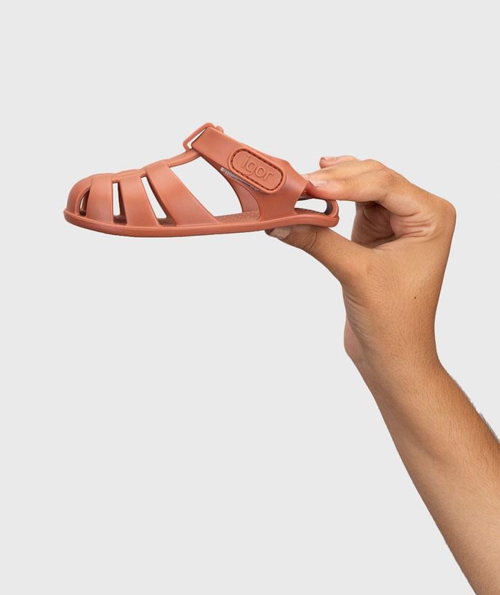 Igor Nemo Solid Terracotta Sandalet - Bare Food