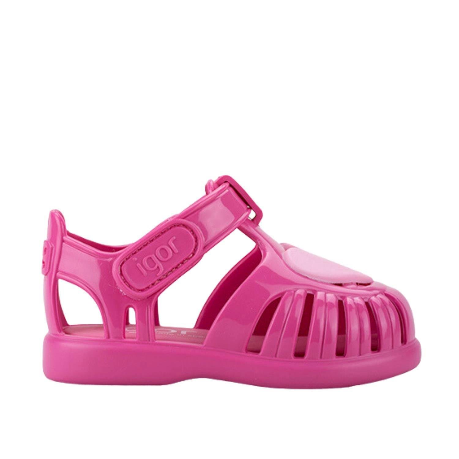 Igor Tobby Gloss Love Fucsia - Fuşya Kalpli Sandalet