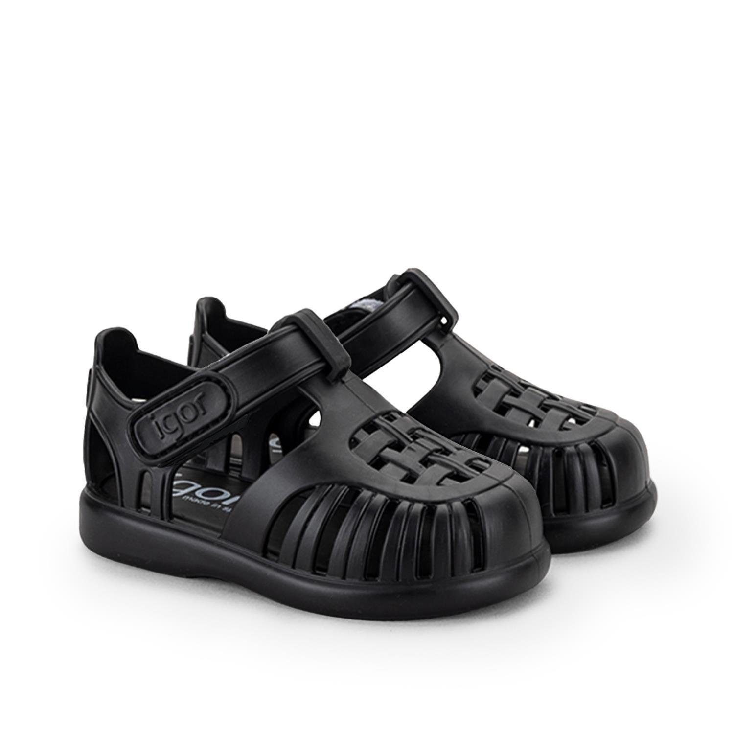 Igor Tobby Solid Black/ Siyah Sandalet