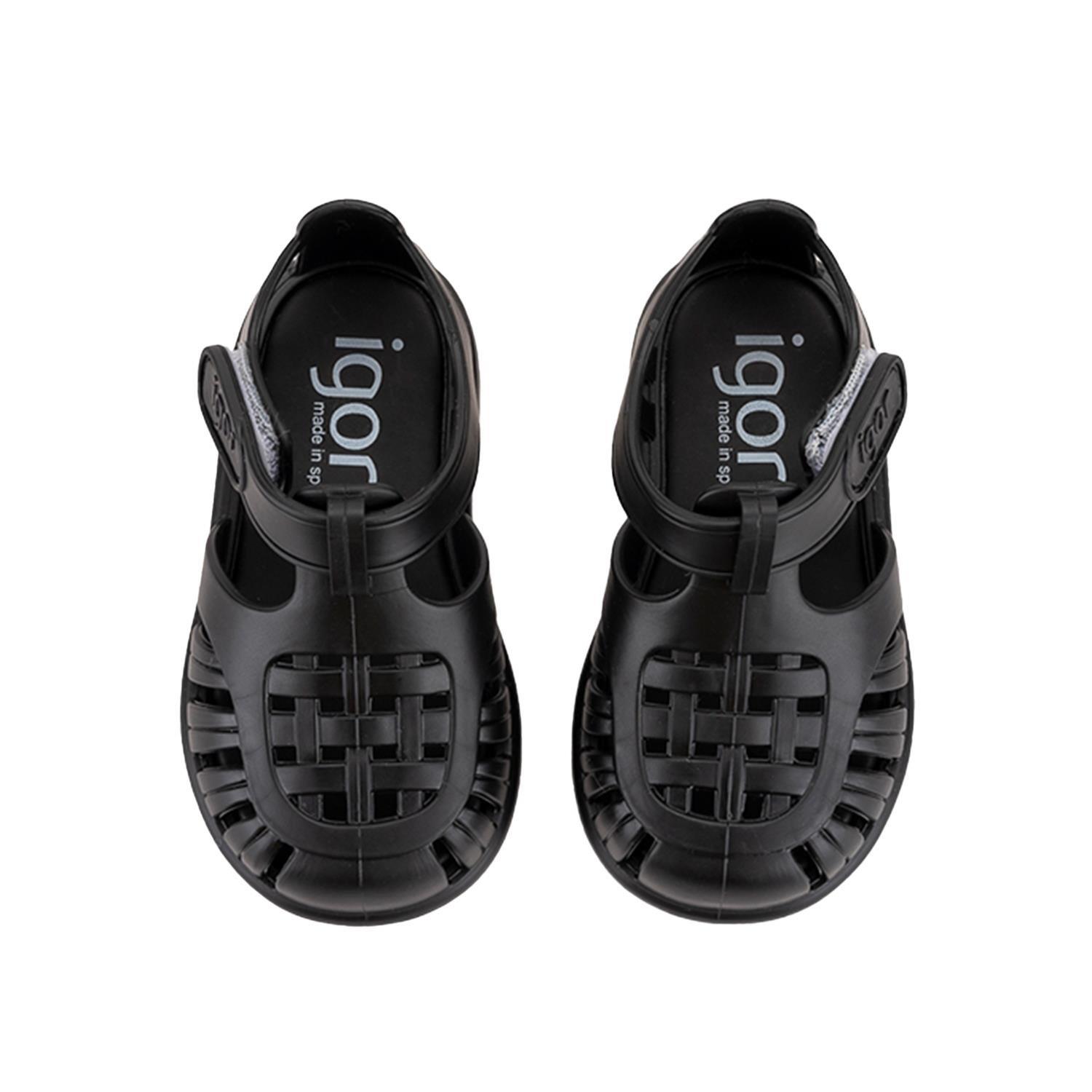 Igor Tobby Solid Black/ Siyah Sandalet