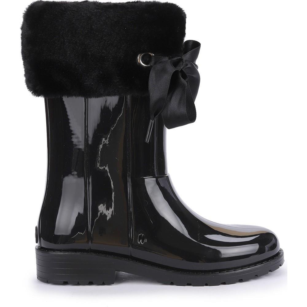 Igor W10239 Campera Charol Soft Çocuk Siyah Yağmur Çizmesi