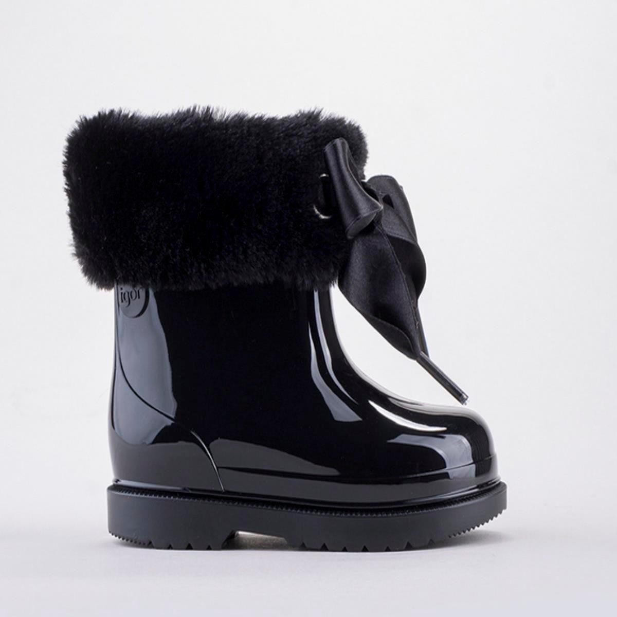 Igor W10258 Bimbi Soft Negro Çocuk Yağmur Çizmesi - Siyah