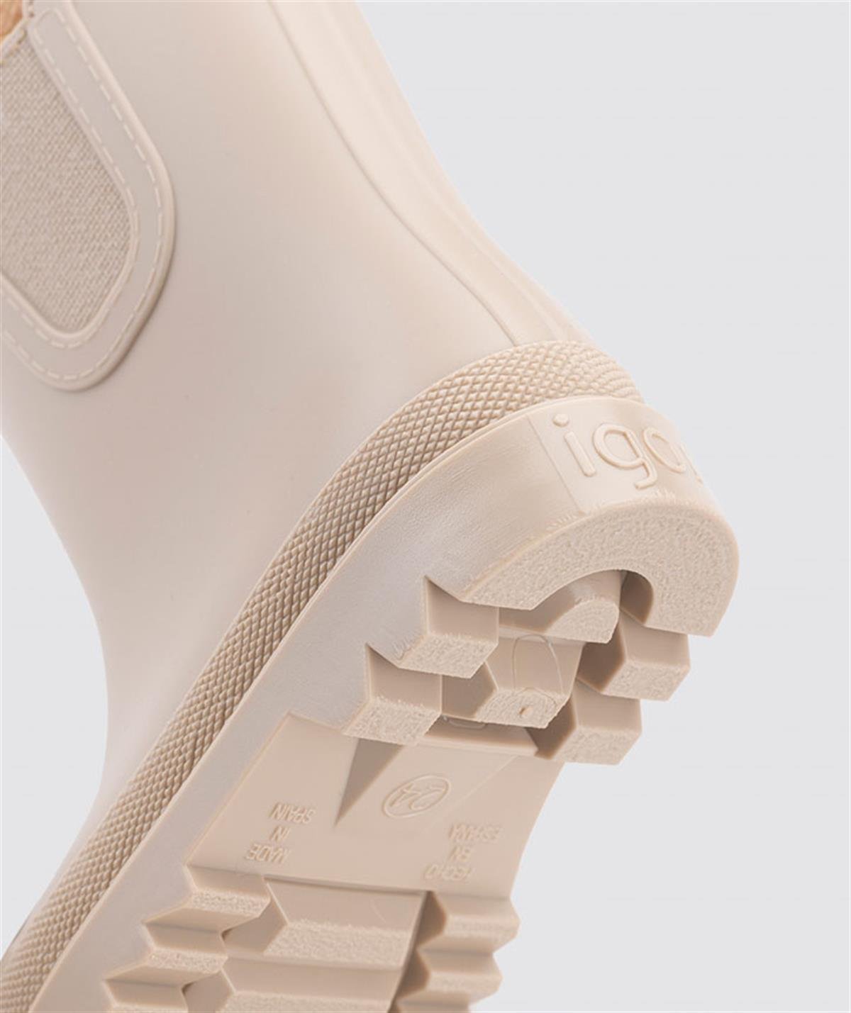 Igor W10290 Tokio Kürklü Bej Yağmur Botu