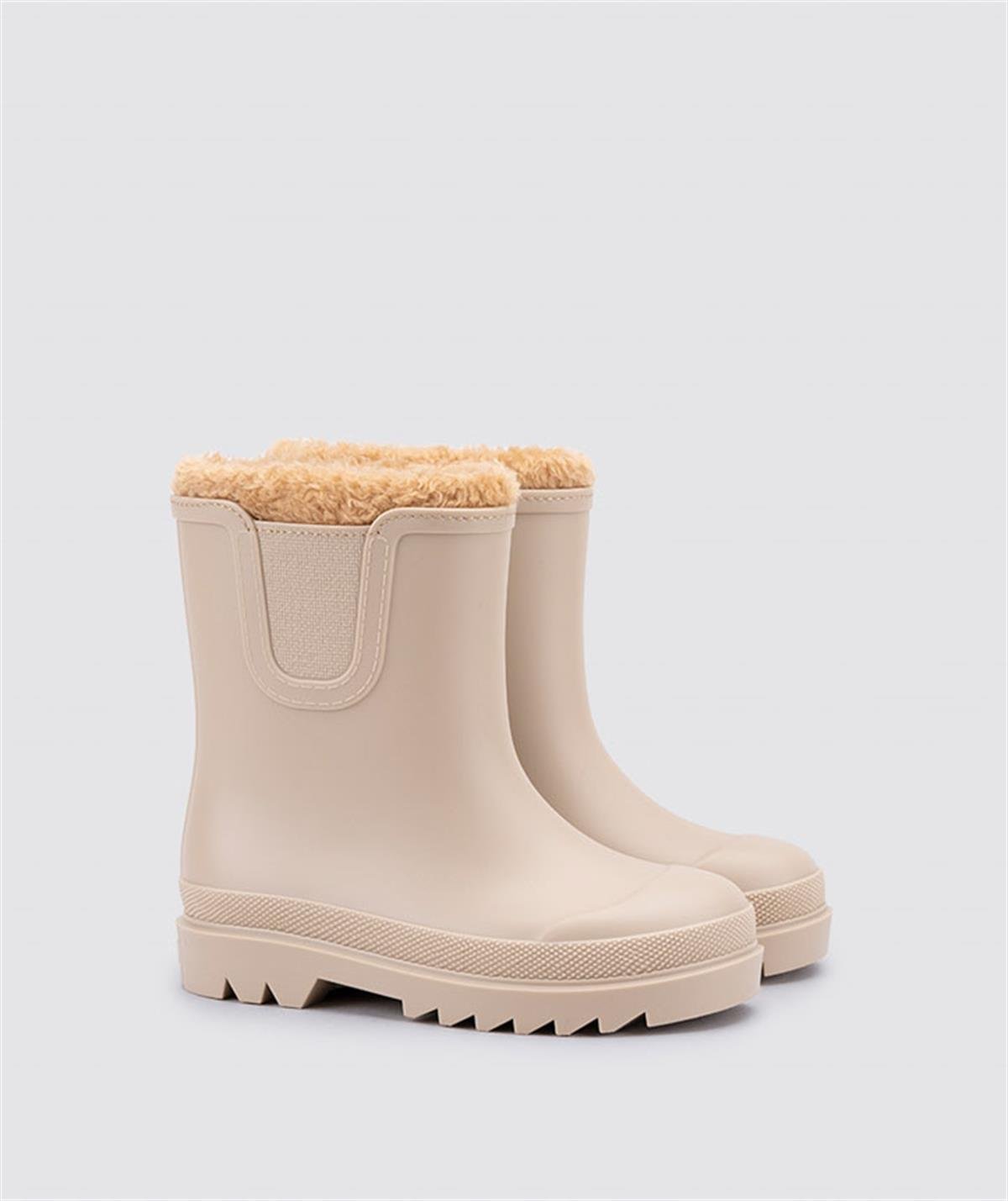 Igor W10290 Tokio Kürklü Bej Yağmur Botu