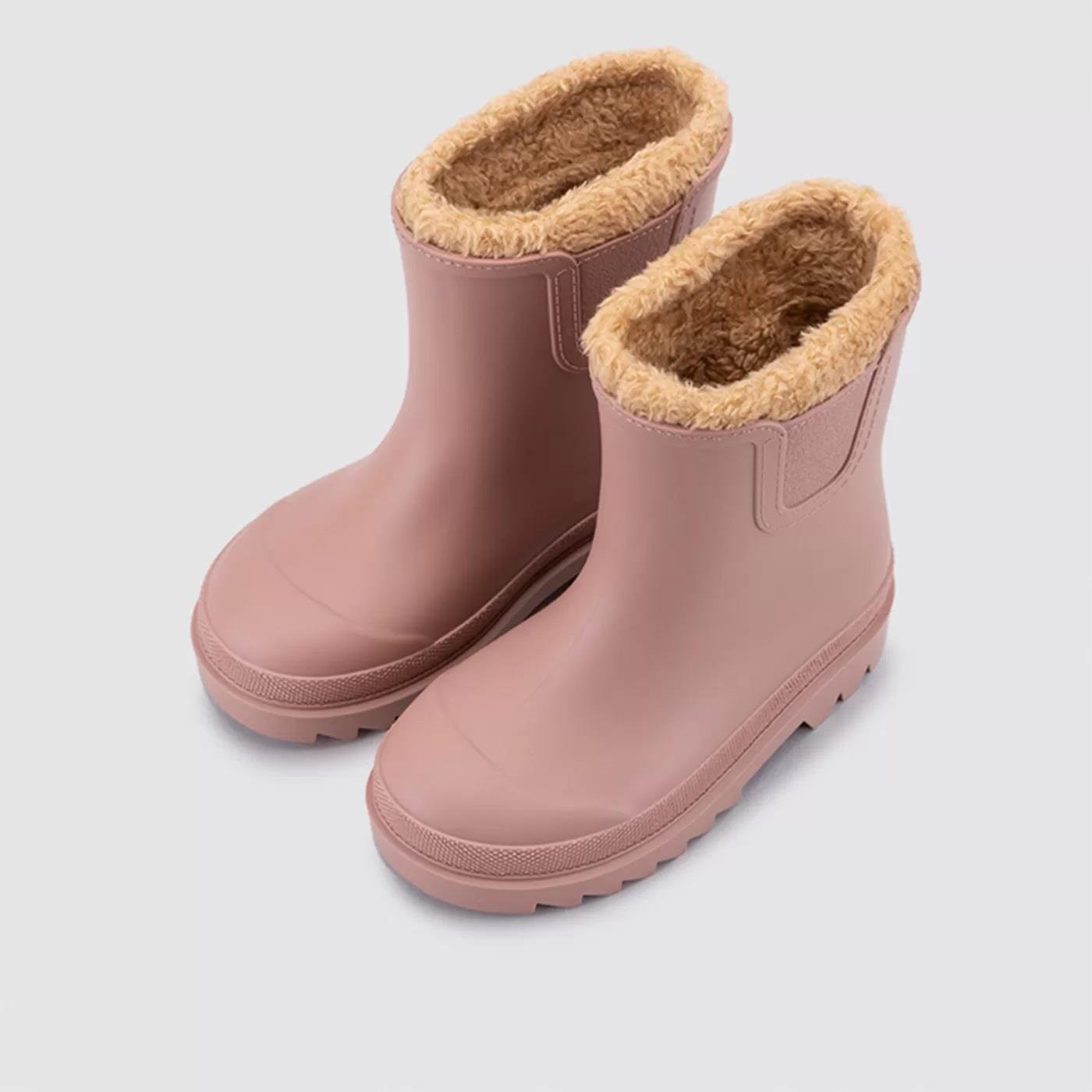 Igor W10290 Tokio Kürklü Pembe Yağmur Botu - Rosa