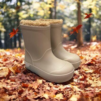 Igor Yogi Borreguito  Kürklü Beige Çocuk Yağmur Çizmesi - Bej