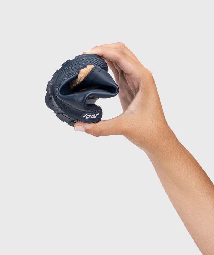 Igor Yogi Borreguito Kürklü Morino Çocuk Yağmur Çizmesi - Lacivert