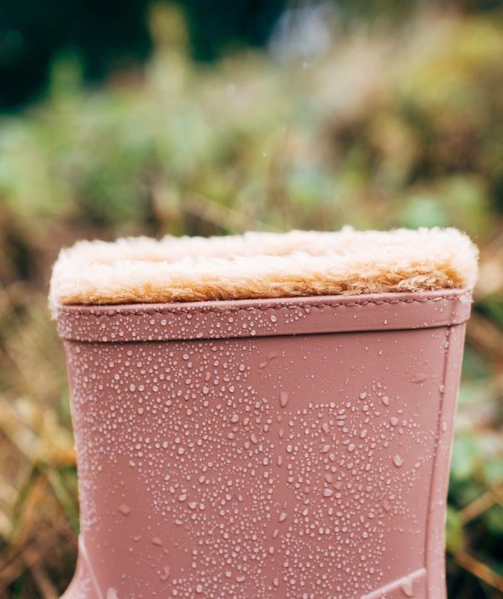 Igor Yogi Borreguito Rosa/ Dusty Pink Kürklü Çocuk Yağmur Çizmesi - Pembe