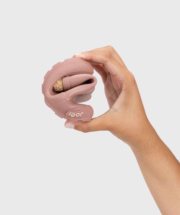 Igor Yogi Borreguito Rosa/ Dusty Pink Kürklü Çocuk Yağmur Çizmesi - Pembe