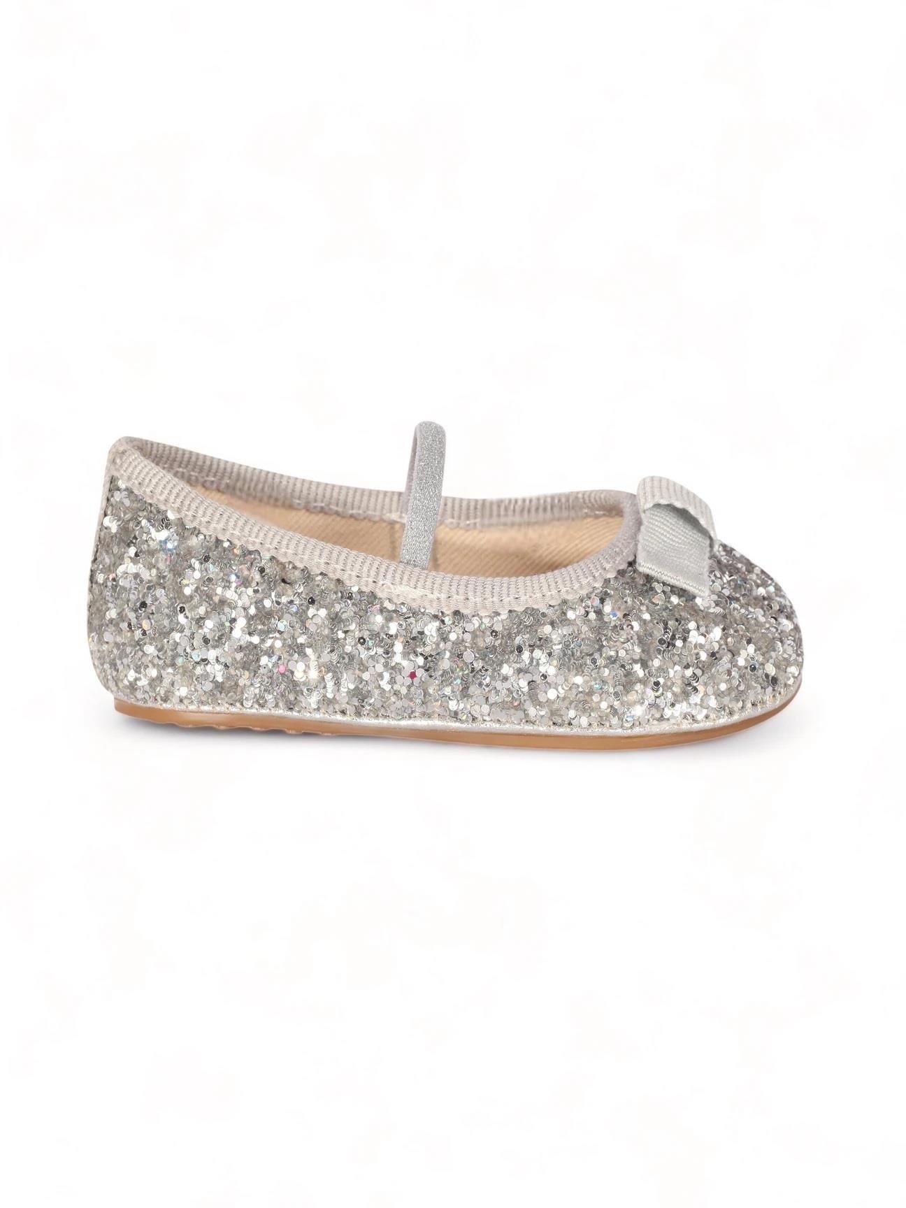 İpobomi Sparkle Bebek Babet - Silver