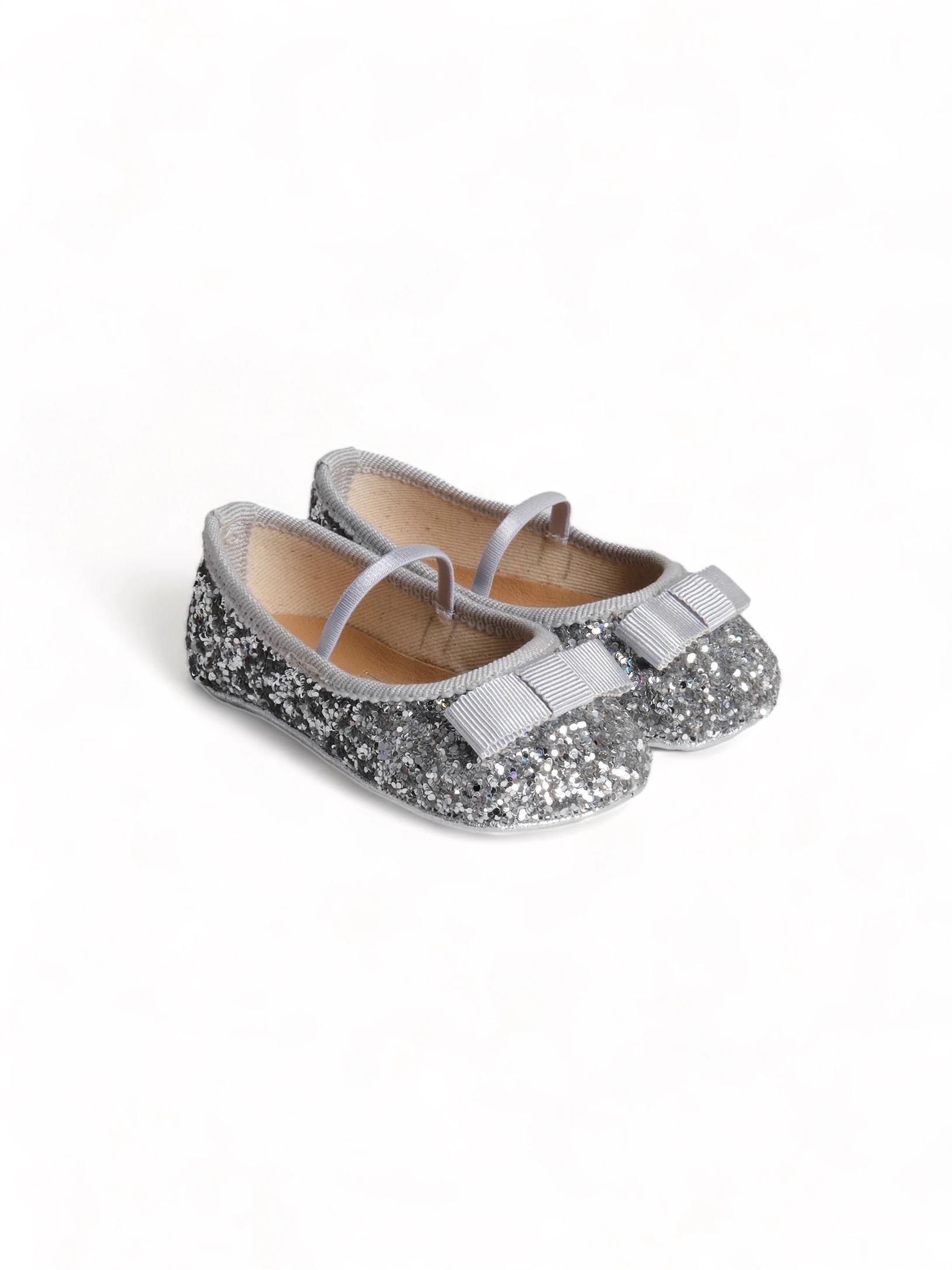 İpobomi Sparkle Bebek Babet - Silver